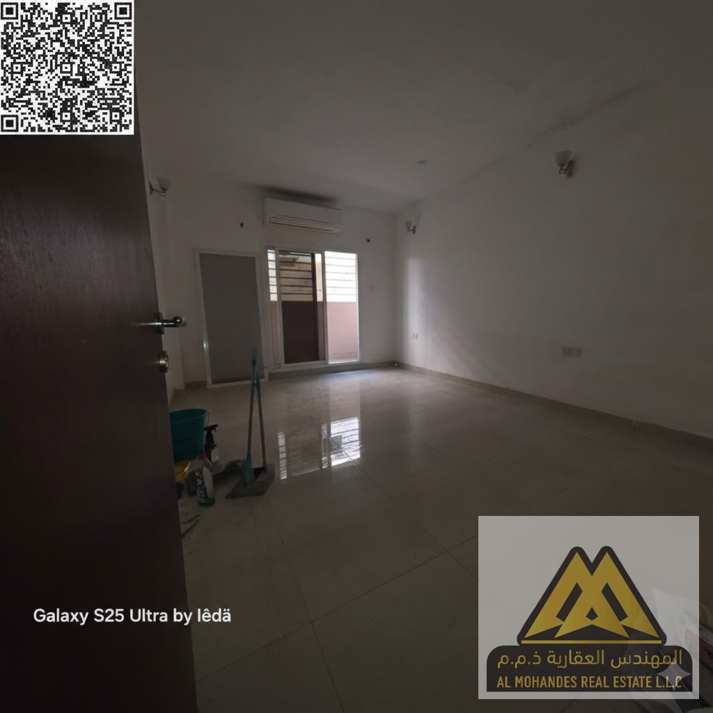 Very spacious | Balcony | Separate kitchen | Prime location near all services in the heart of Al Rashidiya