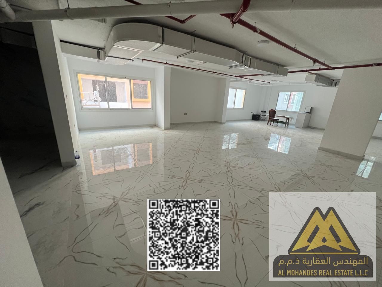 Office for annual rent in Al Muwaihat 3 – first occupancy, in a prime and vibrant location suitable for various administrative and commercial activiti