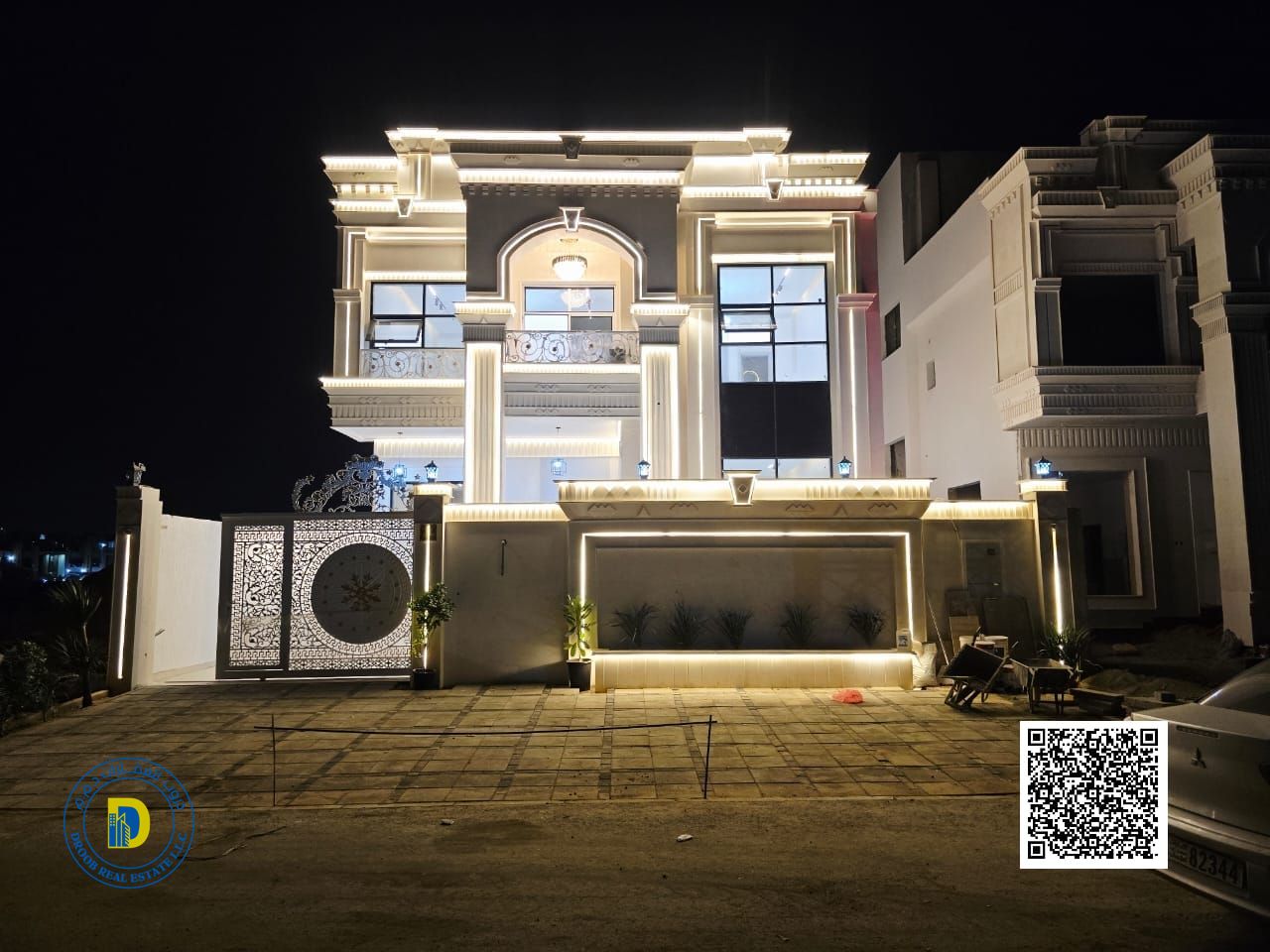 For those seeking luxury and high-end finishes, a classic villa with 5 bedrooms and a rooftop terrace is available in Al-Hilw 2, including registratio