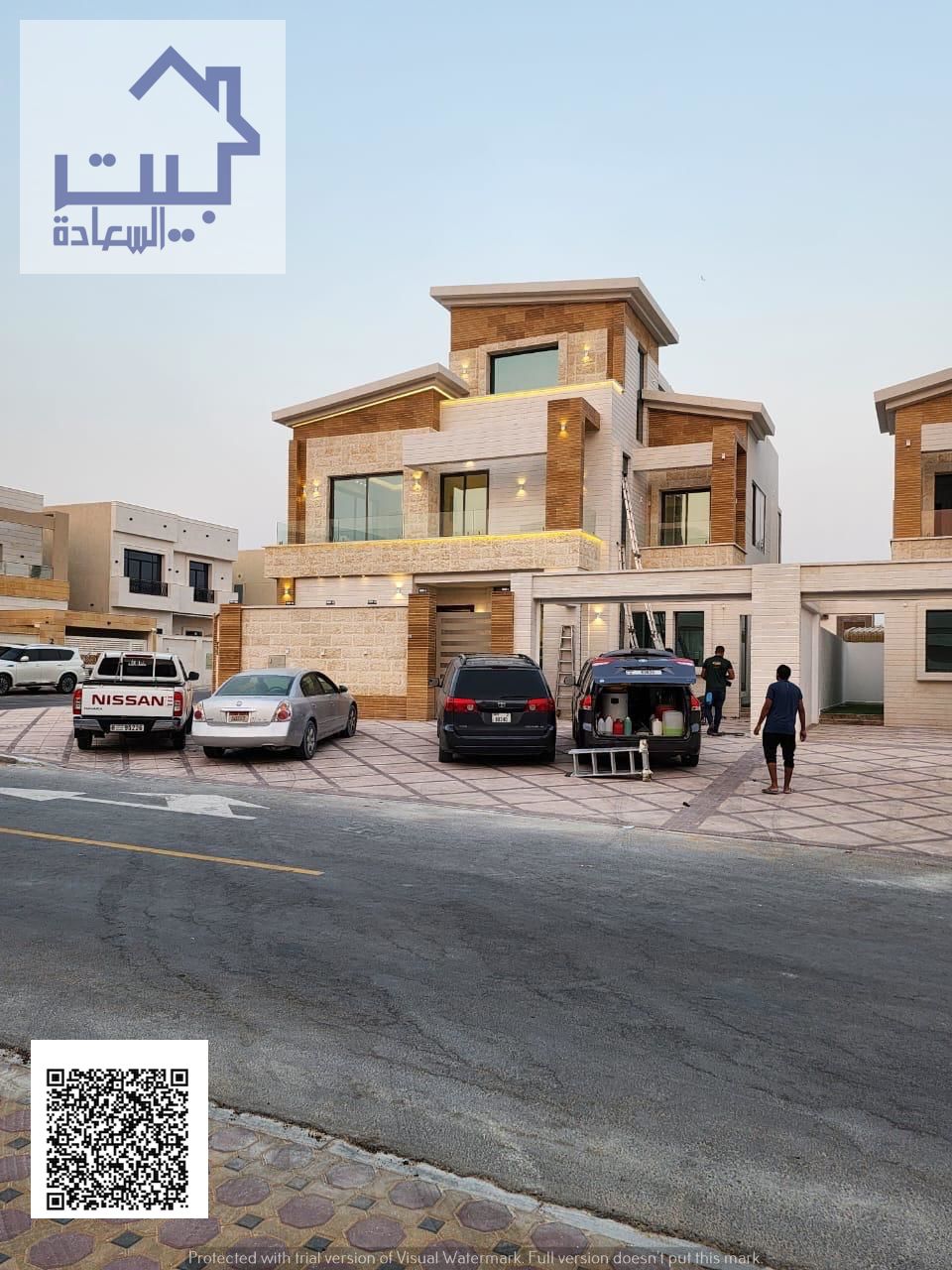 Corner Villa for Rent in Al Yasmin District – 5 Master Bedrooms + Rooftop – Modern Design – Prime Location
