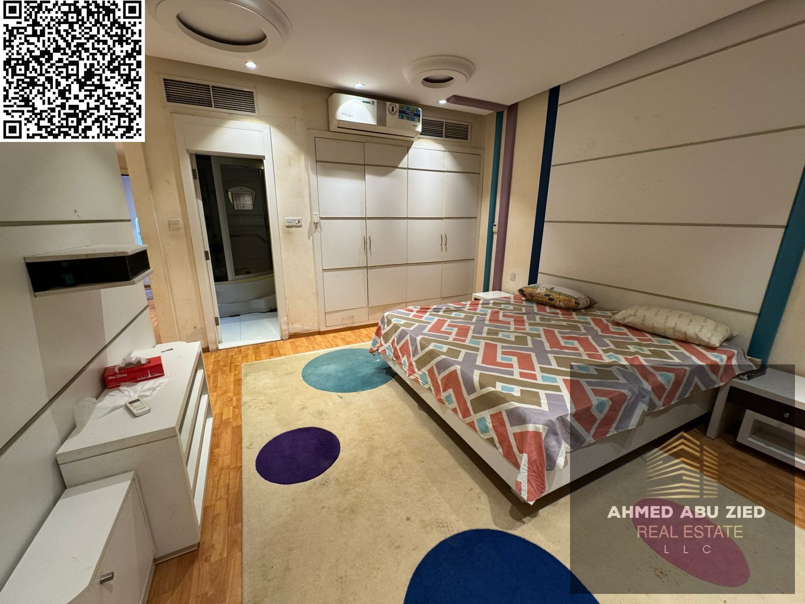 Annual Rent Fully Furnished 1 Bedroom Apartment in Al Rashidiya 1 – Horizon Towers with 2 Bathrooms, 2 Balconies, Kitchen & Central AC AED 45,000