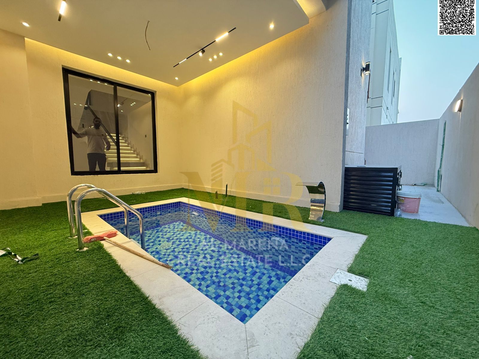 Luxury villa for sale opposite Sheikh Mohammed Bin Zayed Road with a private pool, freehold ownership for all nationalities, excellent payment facilit