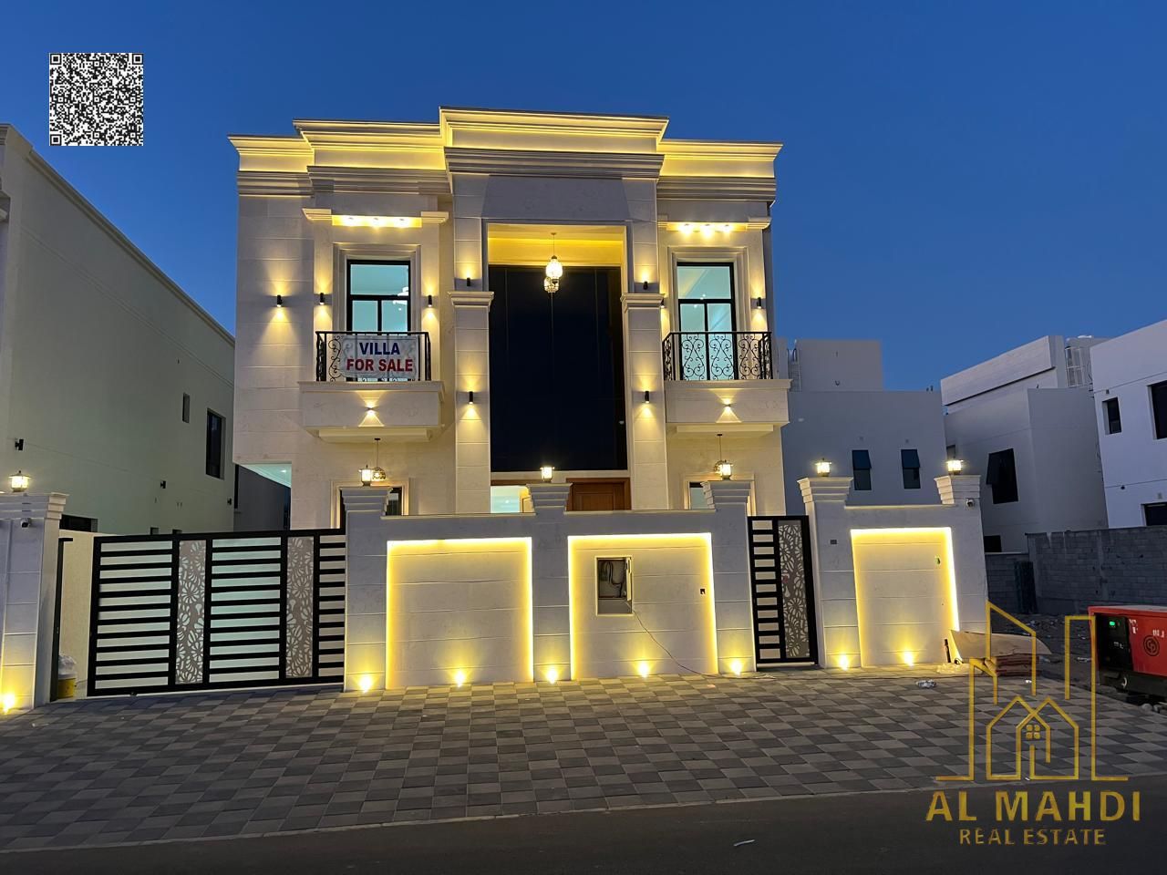 Villa calssic design | ajman| al helio2 | 6 master rooms, majlis, 2 halls, roof| freehold | 0 registration fees | negotiable price.