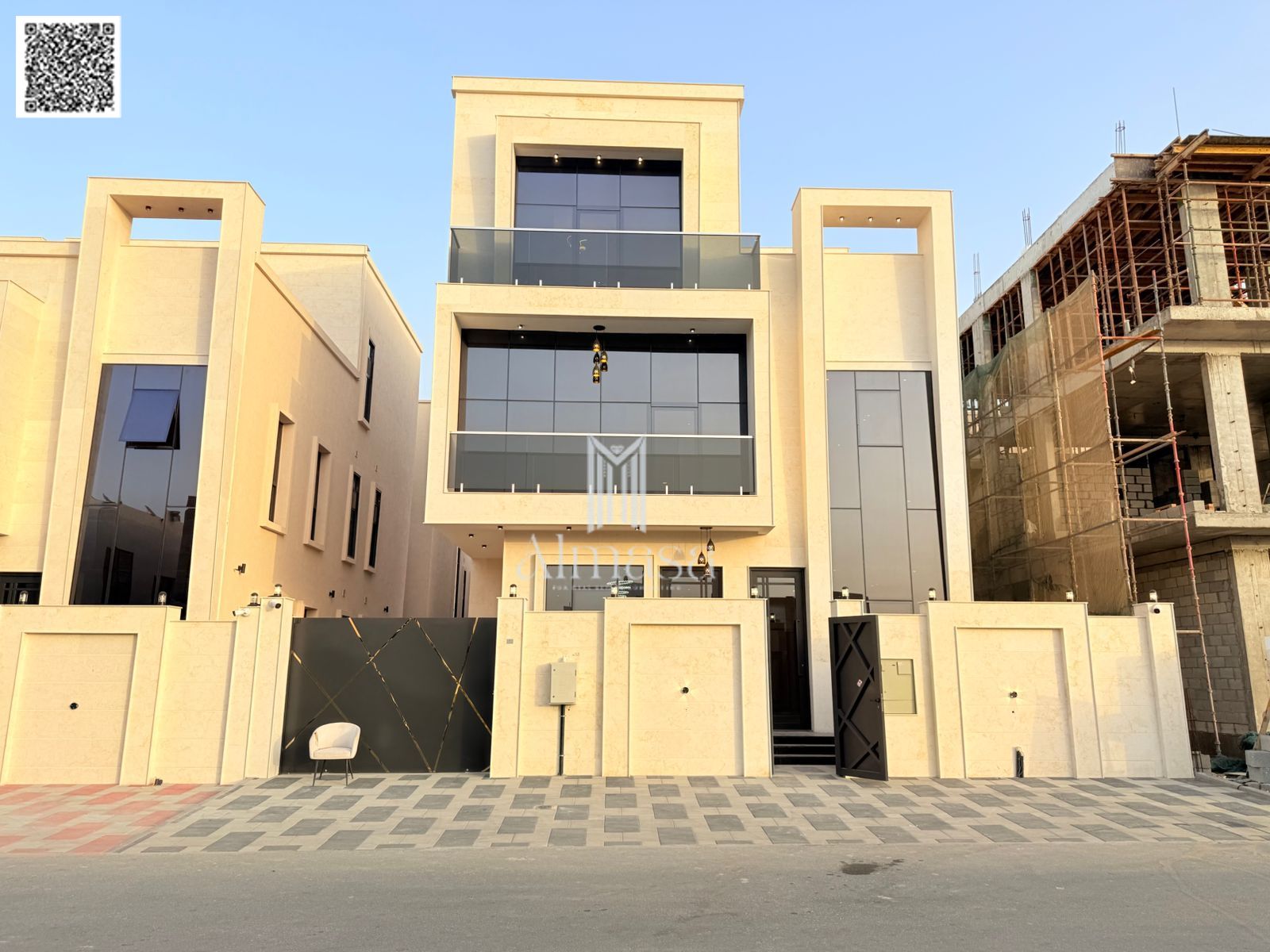 Own a luxurious modern villa with an elevator and a modern private pool, all-inclusive (electricity, water, and air conditioning).