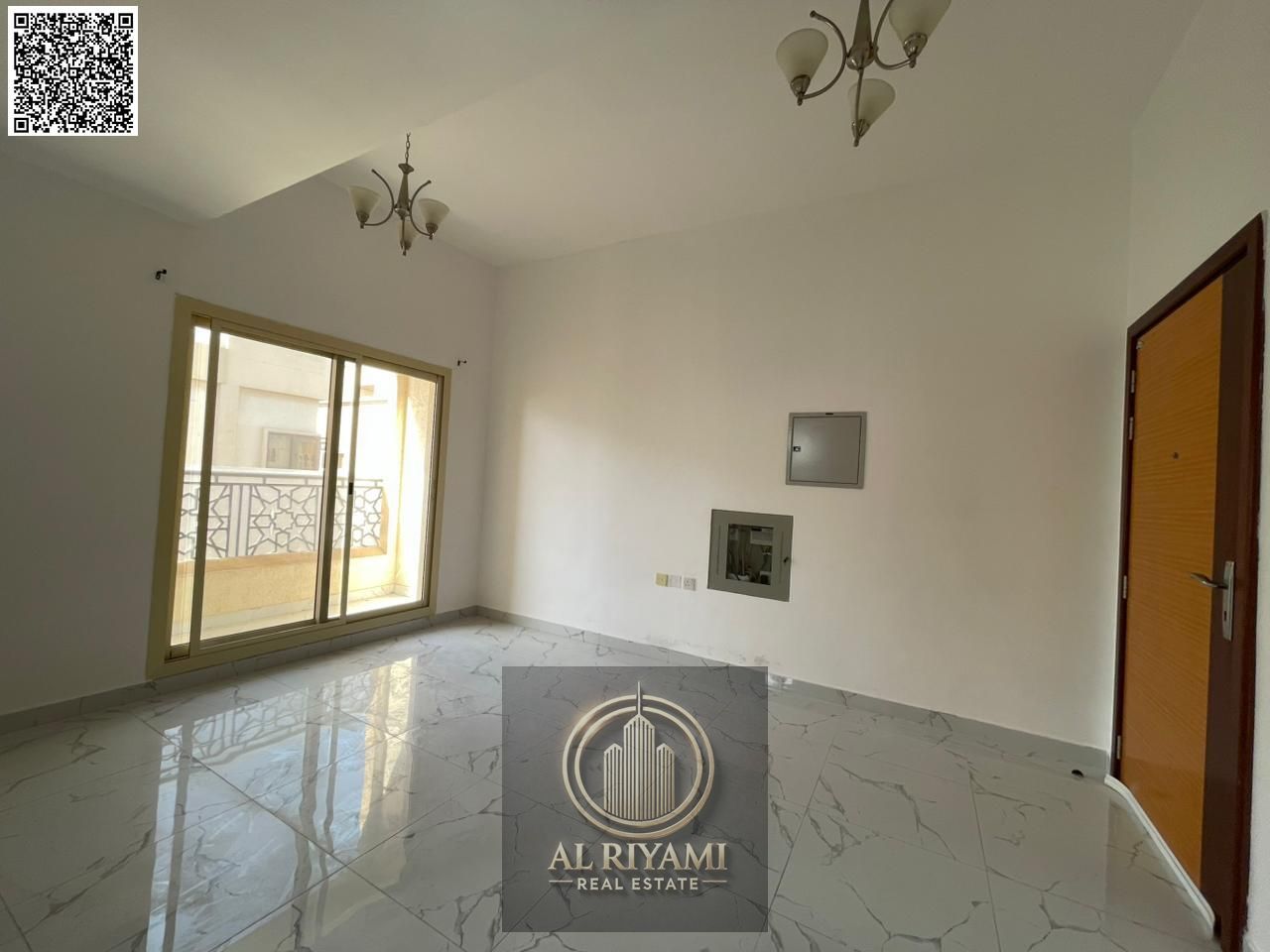 One bedroom and living room for annual rent in Al-Aliya, a prime location near Emirates City.