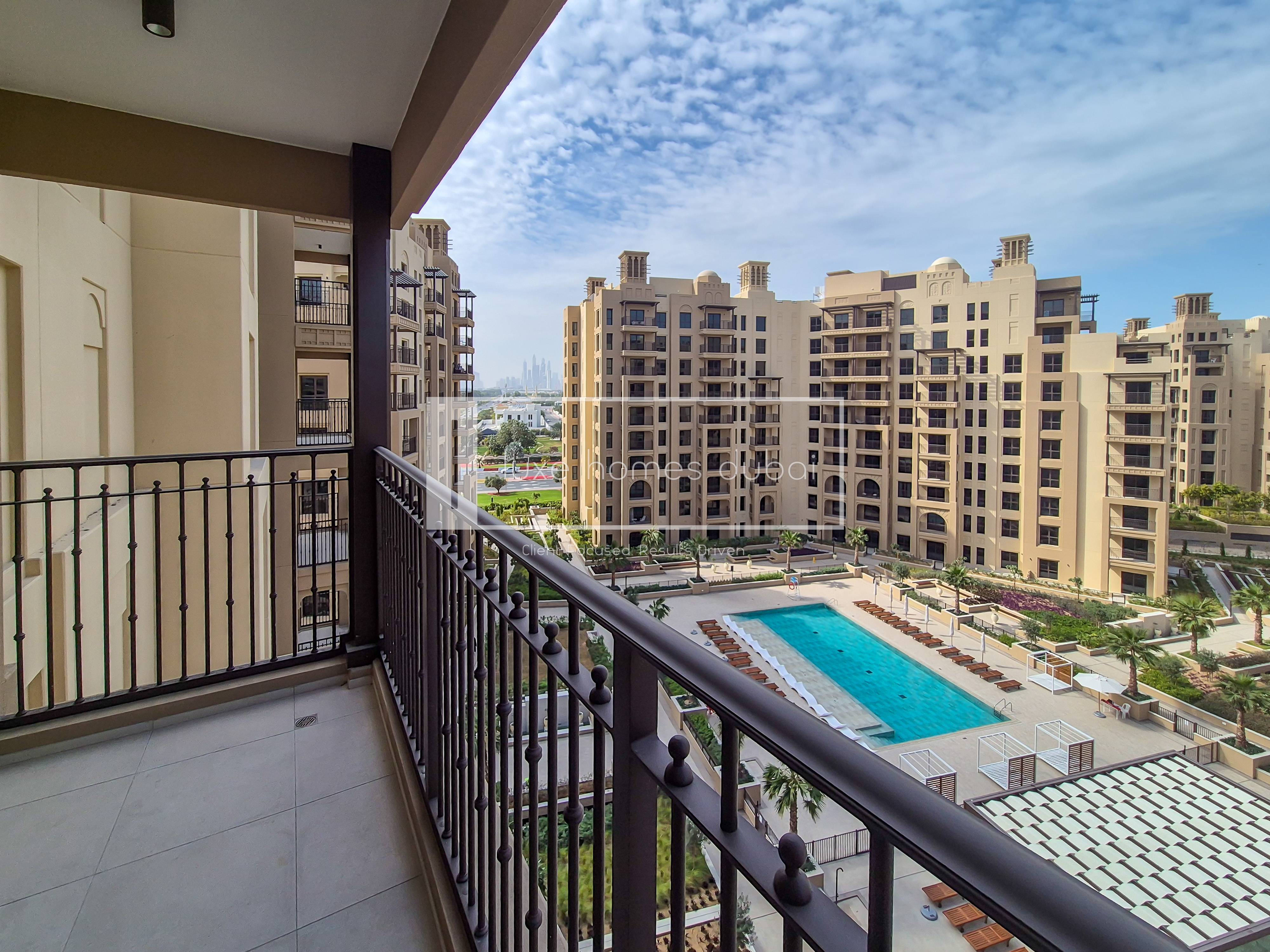 Community and Pool Views | Brand New 1BR | Vacant