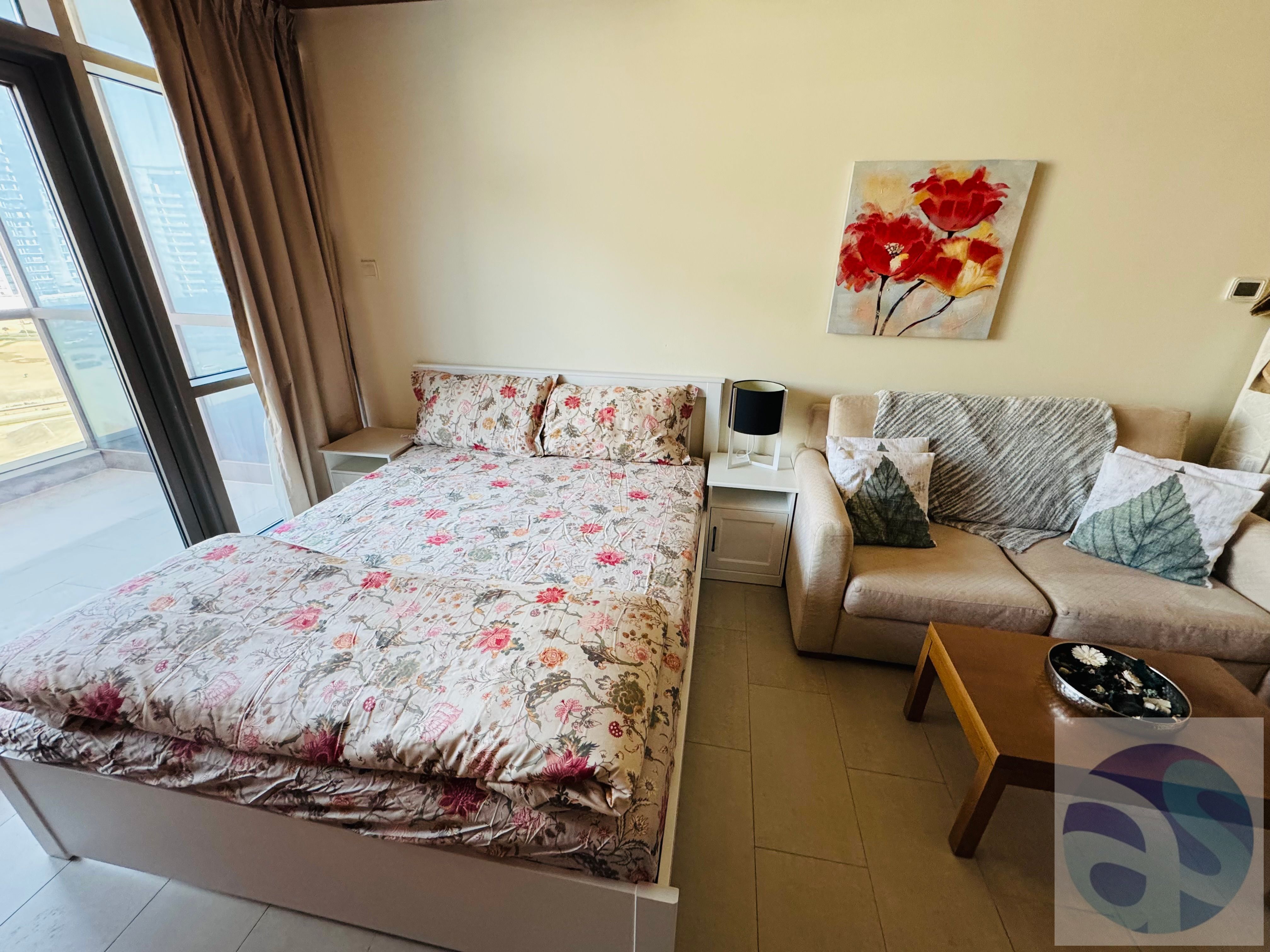 Exclusive| Brand New Furnished Studio | Balcony | Lake View