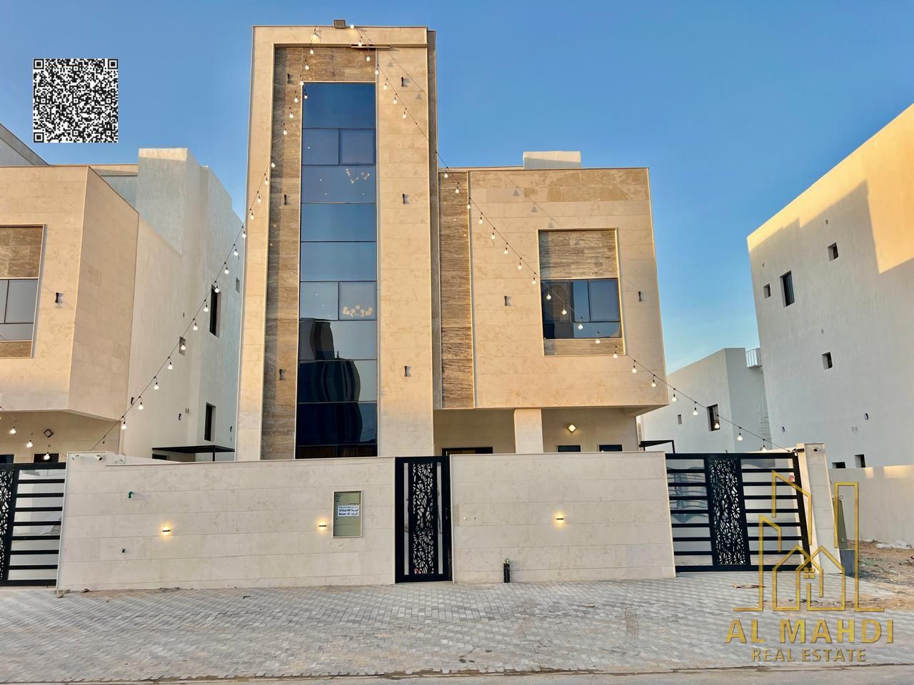 Villa for sale, including registration and ownership fees, on the main street, ready to move in, in one of Ajman's most prestigious areas. Freehold