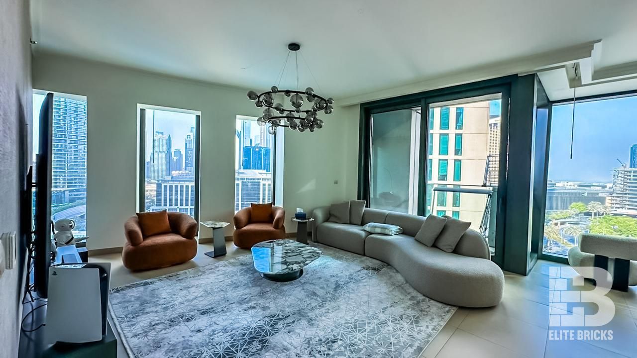 3+Maid | Burj & Fountain Views | Direct Dubai Mall Access