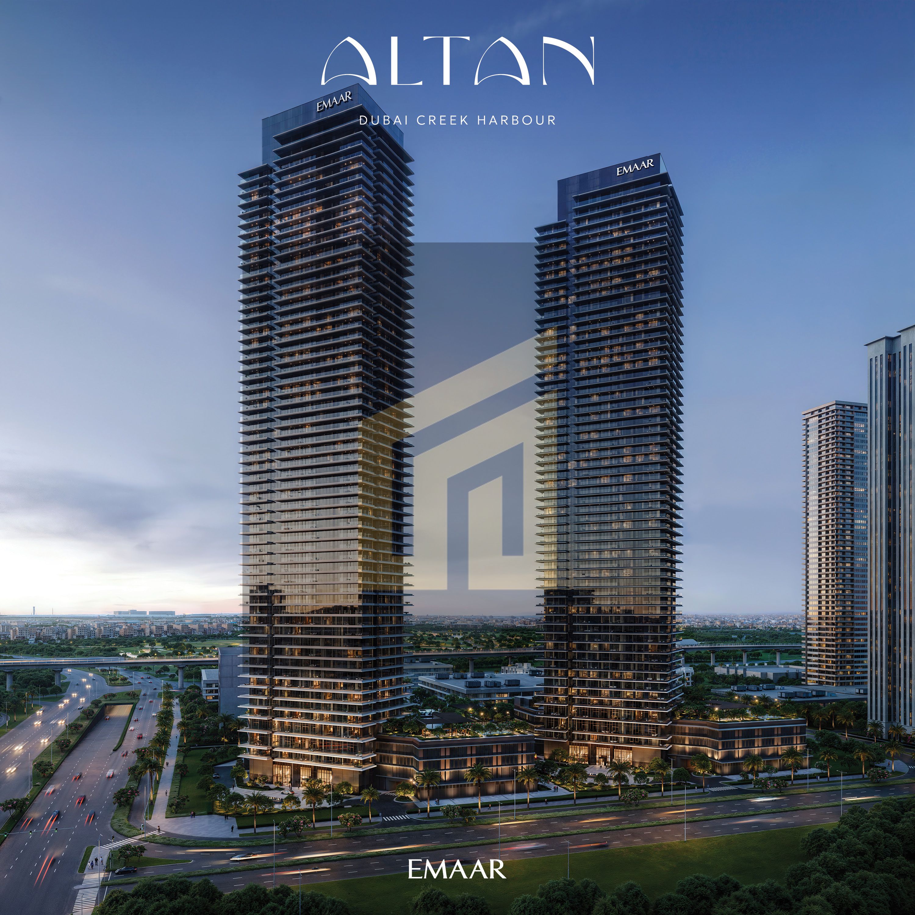 Modern 1BR in Altan | Dubai Creek Harbour | High ROI | Emaar Quality