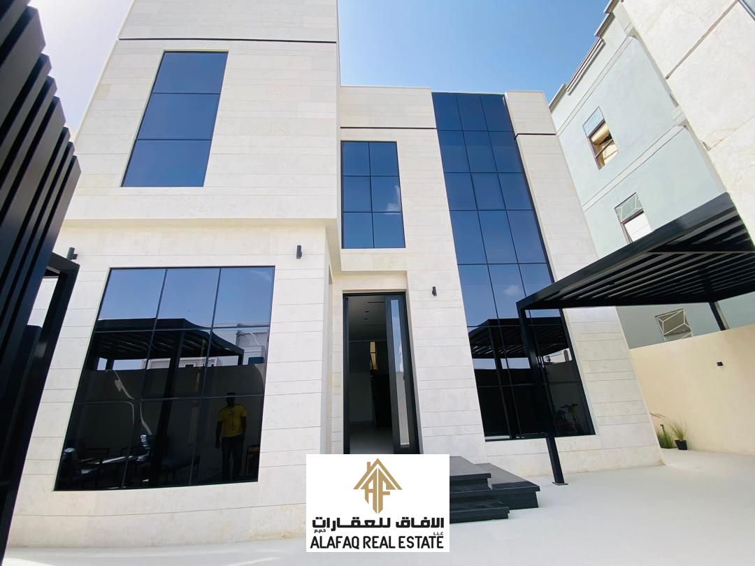 Luxury Villa for Sale in Al Zahia, Ajman with Four Bedrooms, Six Bathrooms, Majlis, Family Living Hall, Maid Room, Roof Terrace, Spacious Areas, Pract