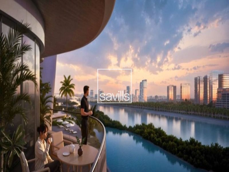 Full Sea View | 2 Balconies | 2 BR + Maid Room