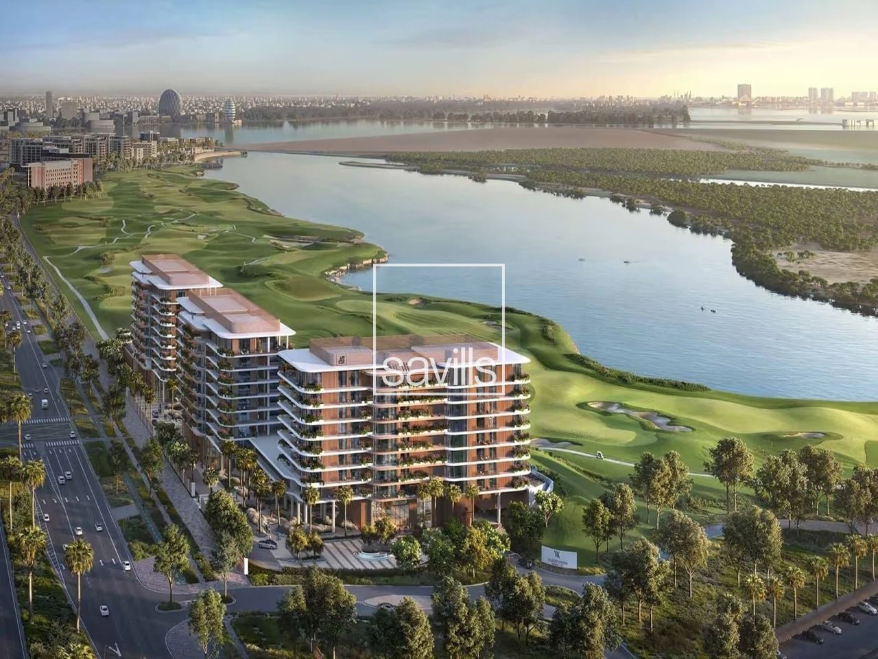 Fully Furnished | Golf and Sea View | High Floor