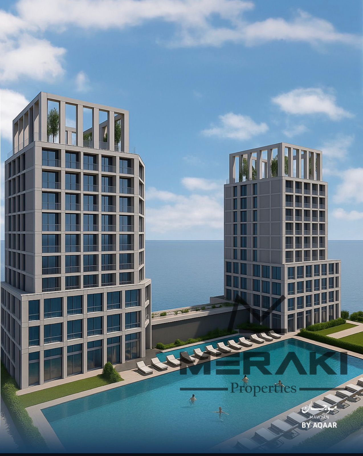 1 bedroom full sea view | 5% down payment | directly on corniche