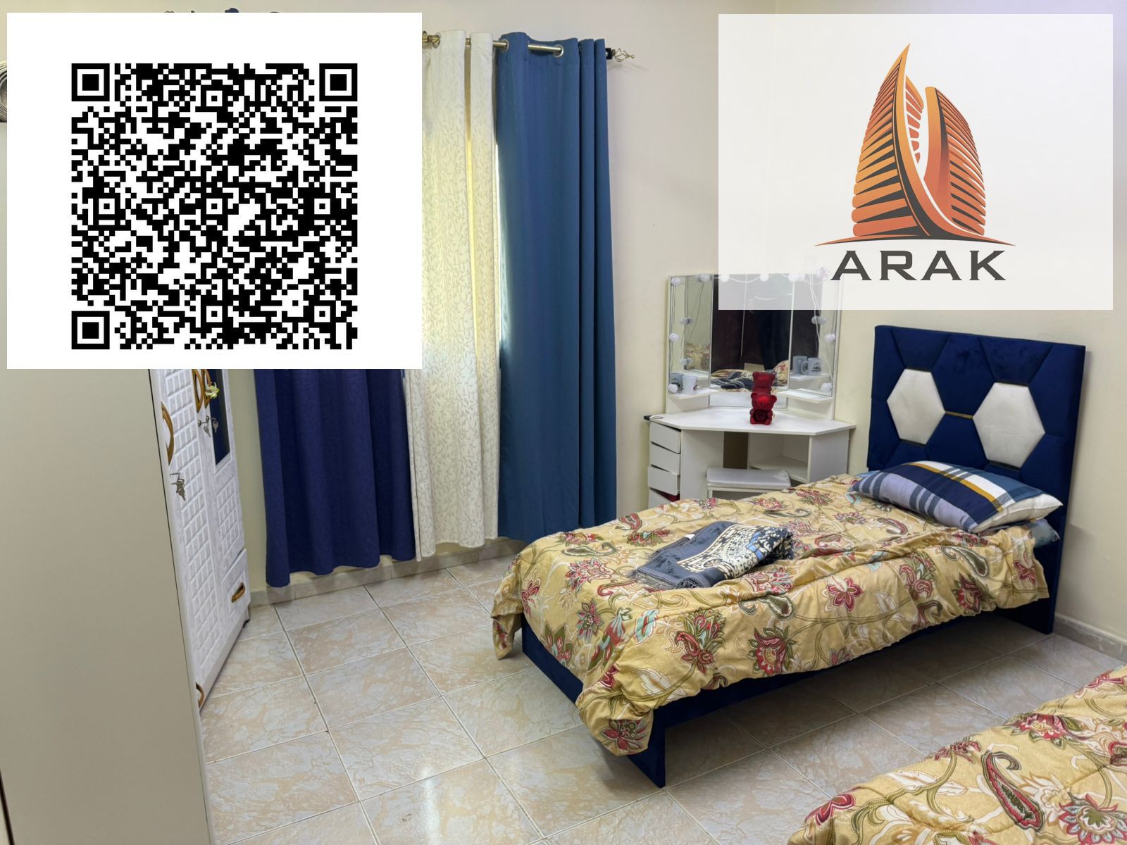 2 Bedroom Apartment for Rent – Al Rumaila 1, Ajman Location: Al Rumaila 1 – Ajman Prime area close to Ajman Corniche, shops, supermarkets,