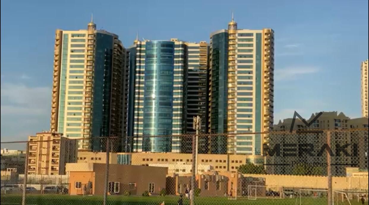 Studio for Sale – Horizon Towers | Side View of Ajman Creek