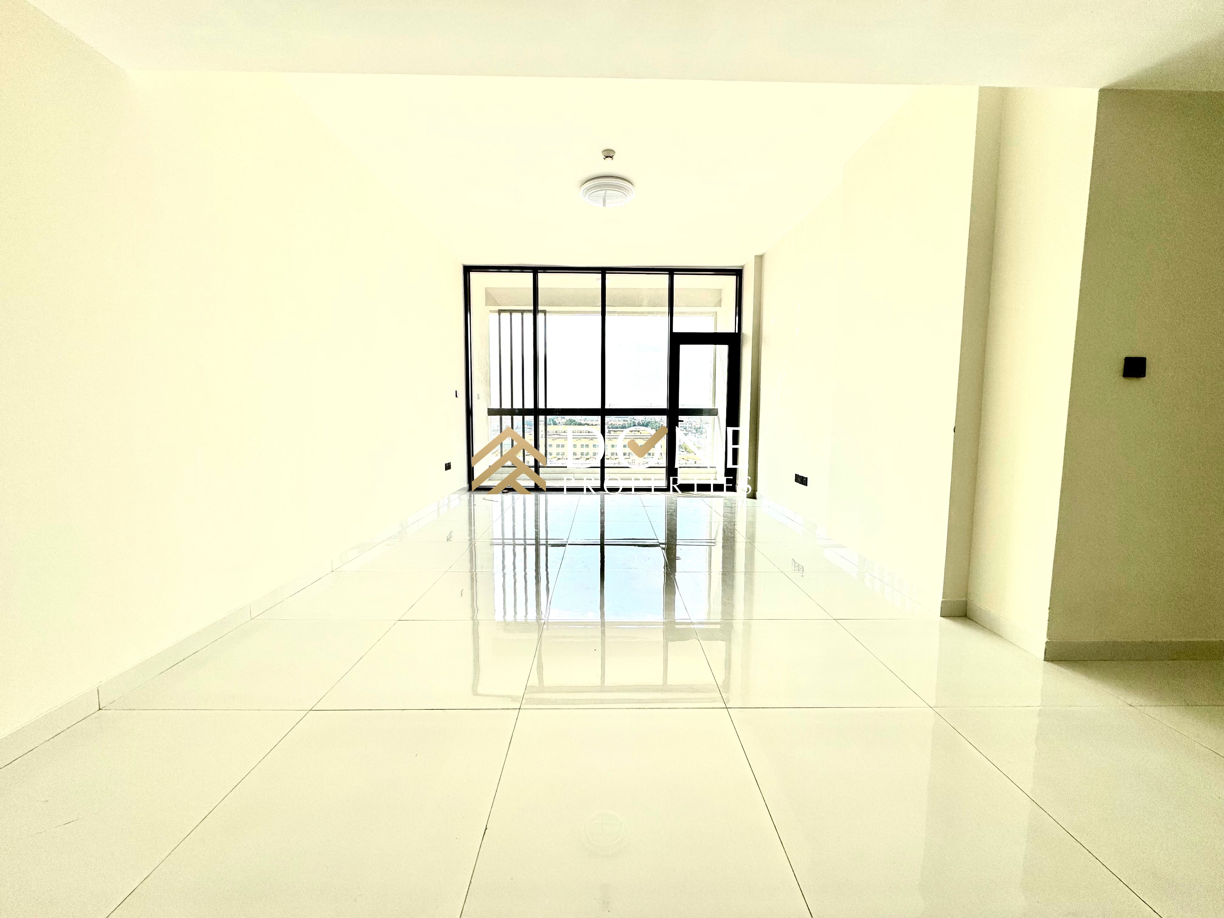 Brand new building! With spacious hall kitchen and rooms fully glass windows wardrobes store area and with covered parking