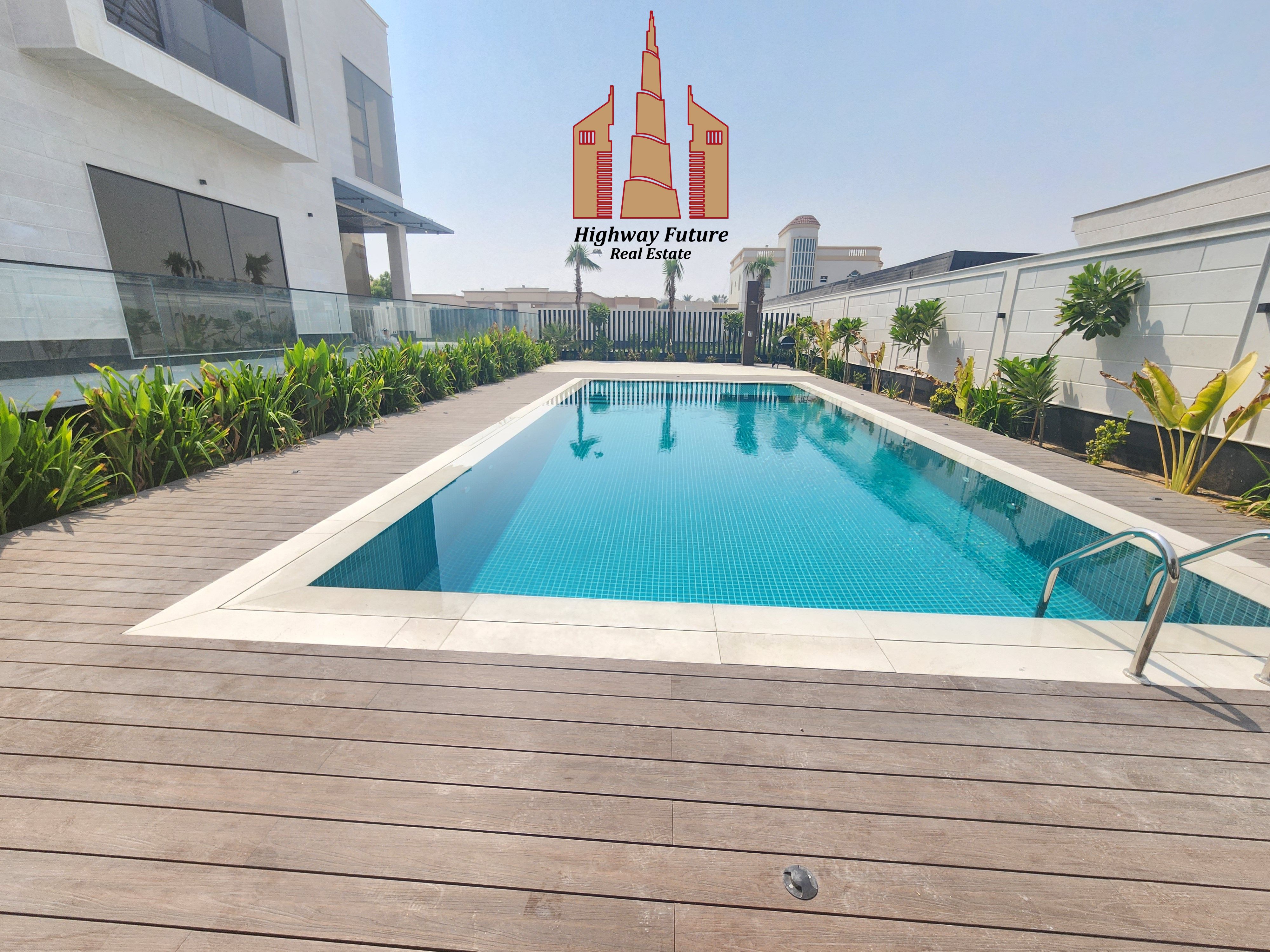 Brand new Villa 7 Medroom 2 Hall Majlis 5 Master room with pool Maids room wachman room 2 kitchan lift