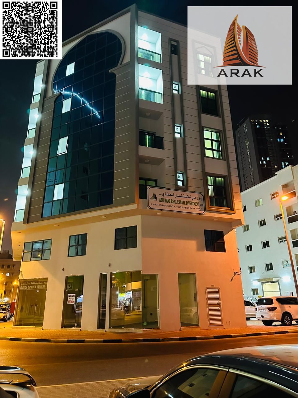 A unique opportunity to rent a fully furnished studio in the heart of Ajman Corniche, close to the beach, Corniche, and Al Safeena Roundaboutd