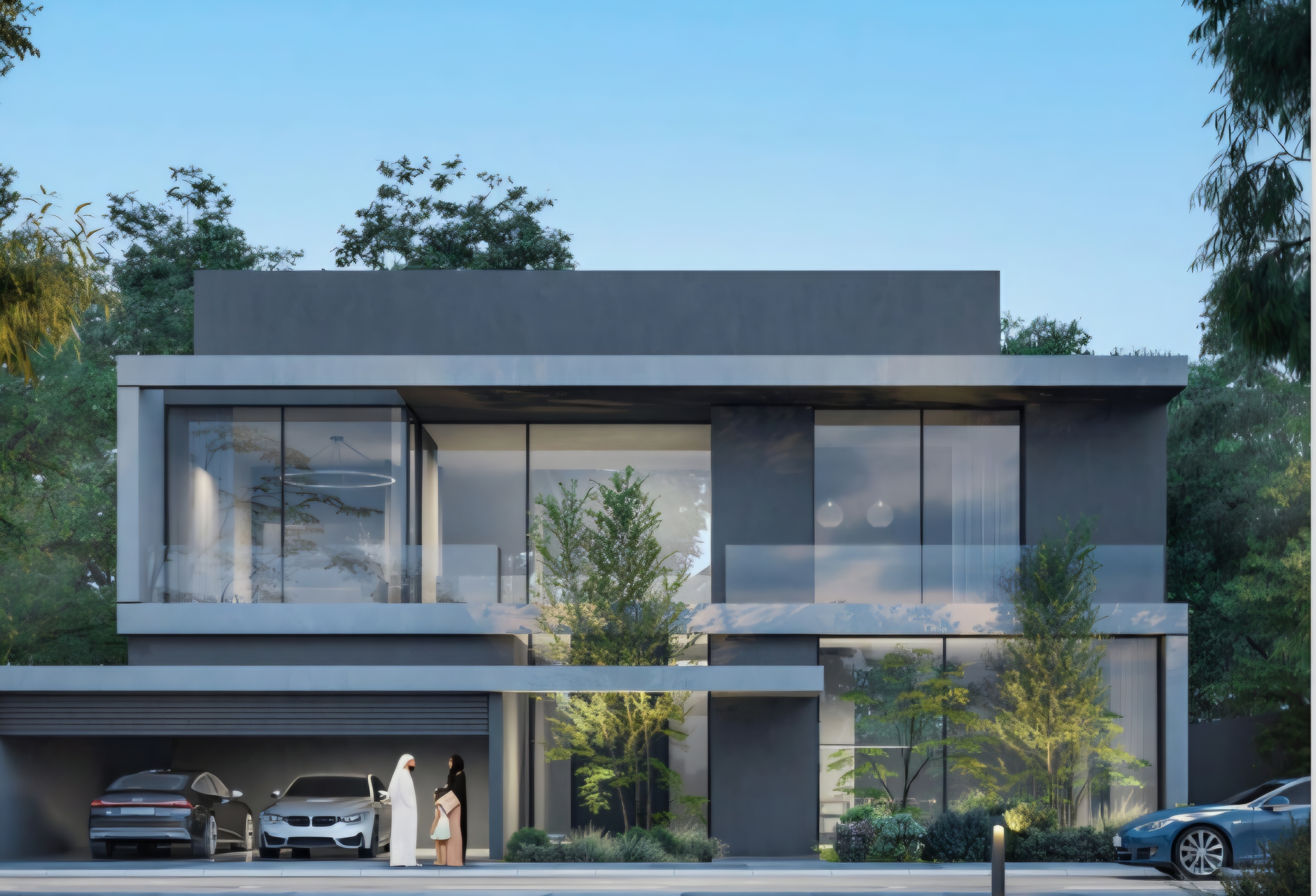 Corner townhouse in Route 1, Saru