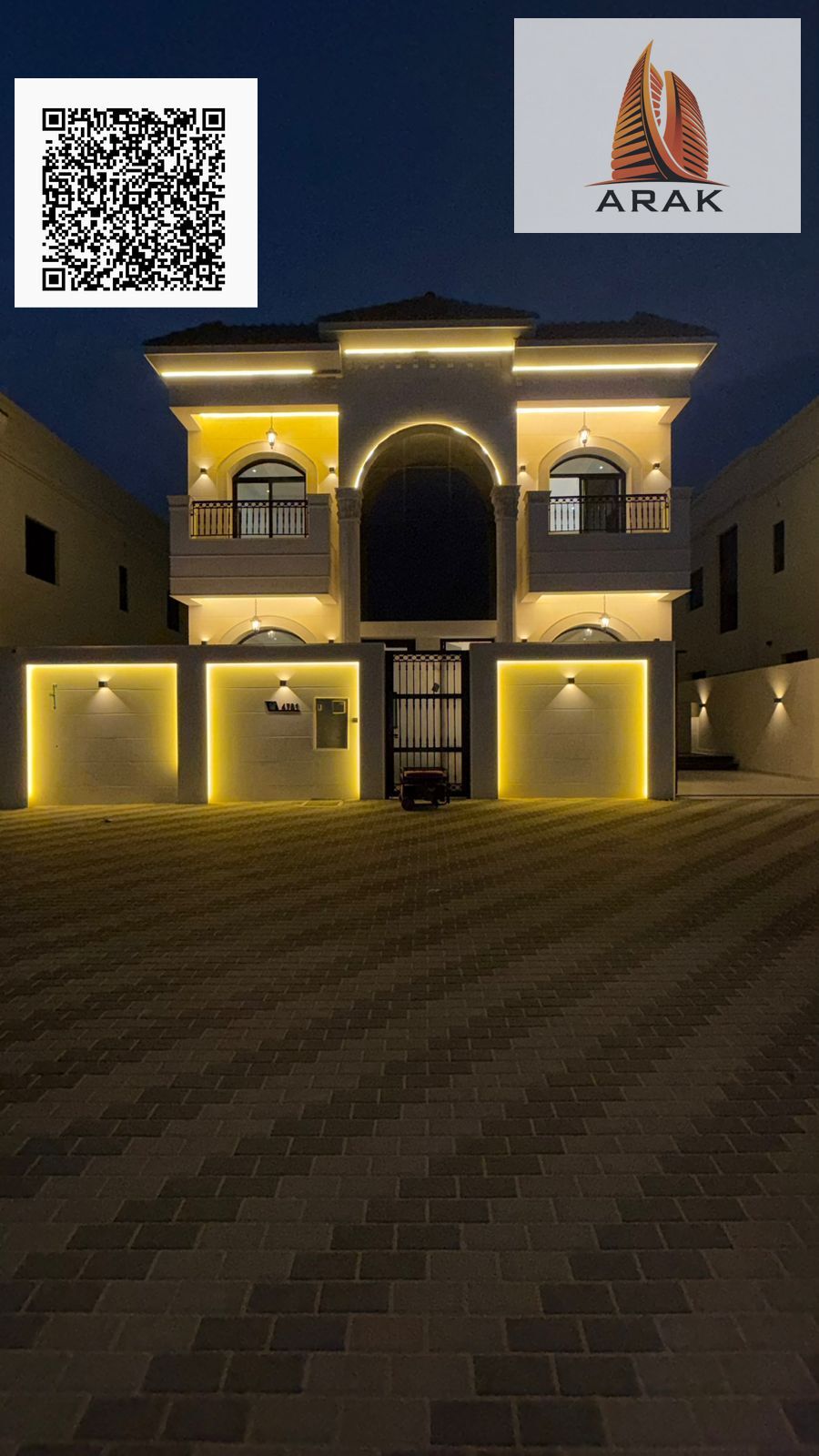 For Sale – Luxury Villa in Al Helio Location: Al Helio, opposite the mosque Rooms: 5 master bedrooms + living area on the first floor Ground Floor:
