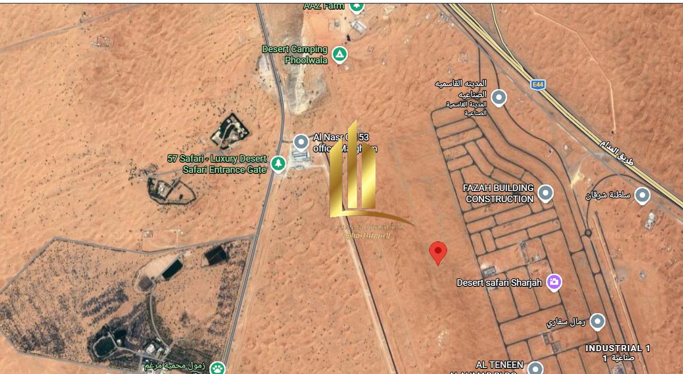 Industrial land for sale in Sharjah – Al Qasimia City, Al Madam. Freehold ownership for all nationalities.