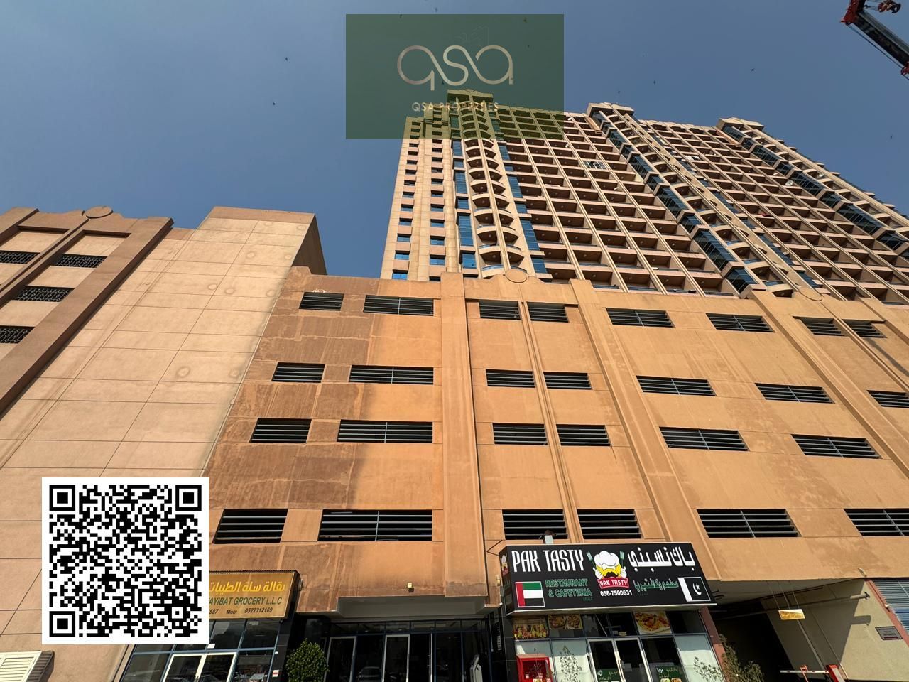 Own a studio in the heart of Ajman with an open view. This furnished studio is ready to move in and is also an investment opportunity. (High floor - C
