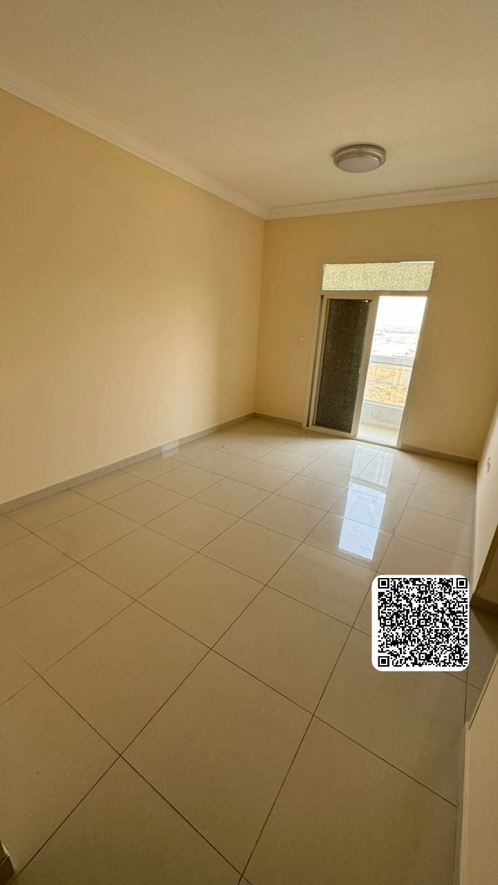 For annual rent in Ajman One bedroom and living room, second tenant, with balcony In Al Jurf 1, near the Chinese Market. Built-in wardrobe.
