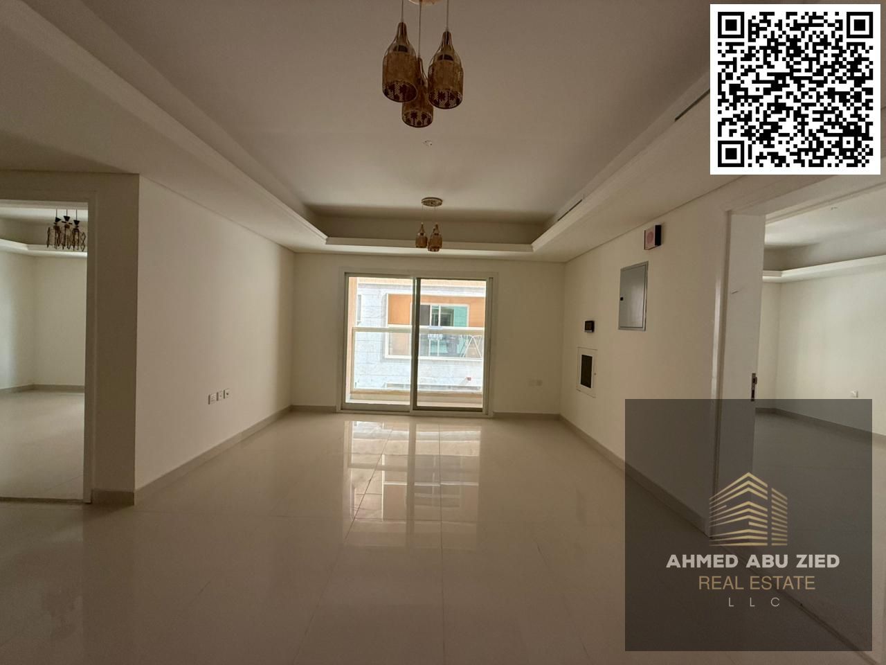 Luxury & Elegant 3BR Apartment | Brand‑new | First Tenant | Al Mowaihat 3 next to Choueifat School | Master Bedrooms | Balcony | Central AC | Free Mon
