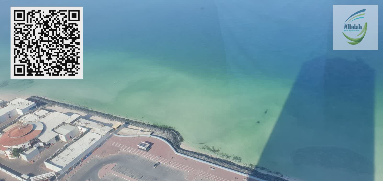 Full Sea View 2BR | 2,292 Sqft | High Floor | Parking | Corniche Tower Ajman | AED 75,000