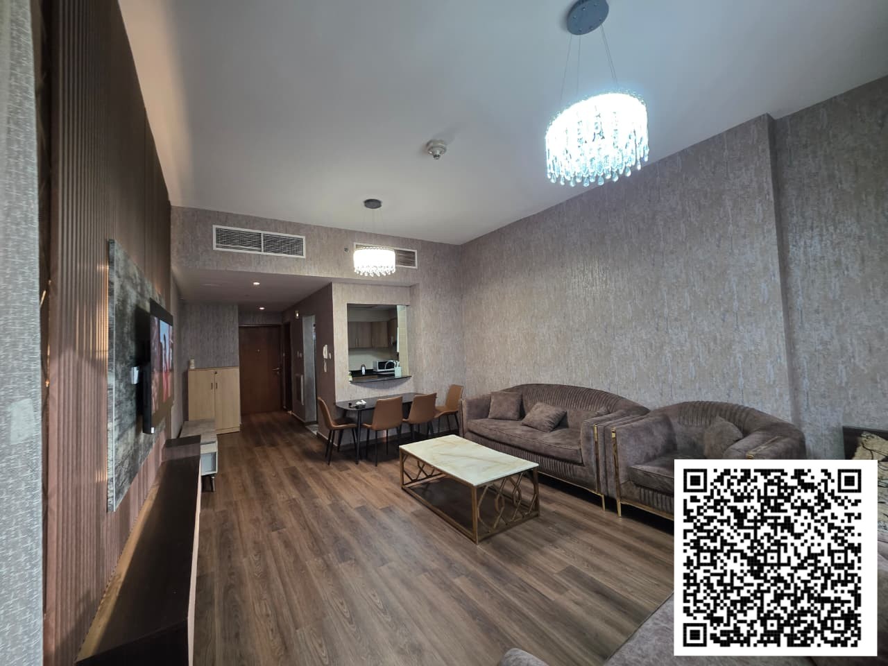 Fully Furnished 2BHK Prime Tower Living Ajman One