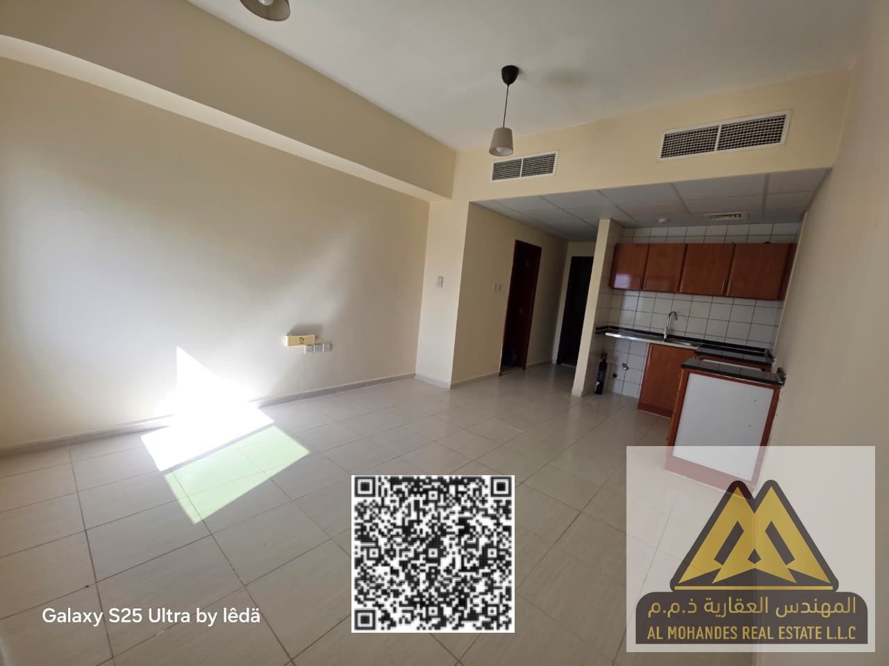 Studio apartment for annual rent in Al Rashidiya – next to Falcon Towers, with a spacious area and a prime location close to all services and transpor