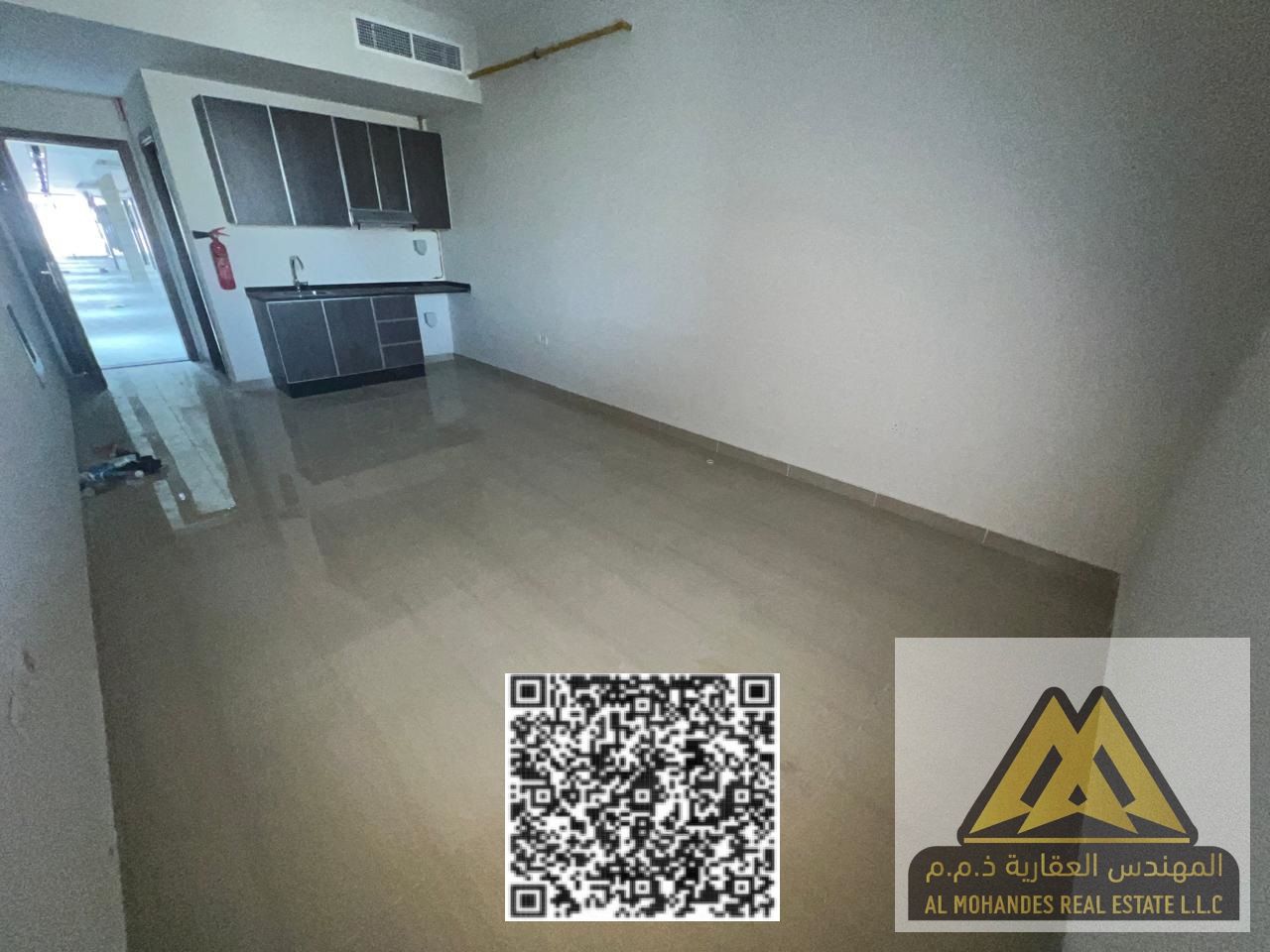 Studio apartment for annual rent in Al Muwaihat 3 – Quiet location close to all amenities, suitable for single occupants or employees.