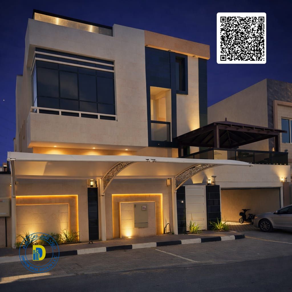 The price includes water, electricity, and air conditioning for a 4-bedroom villa with a terrace and roof in Al-Haliyo 2.