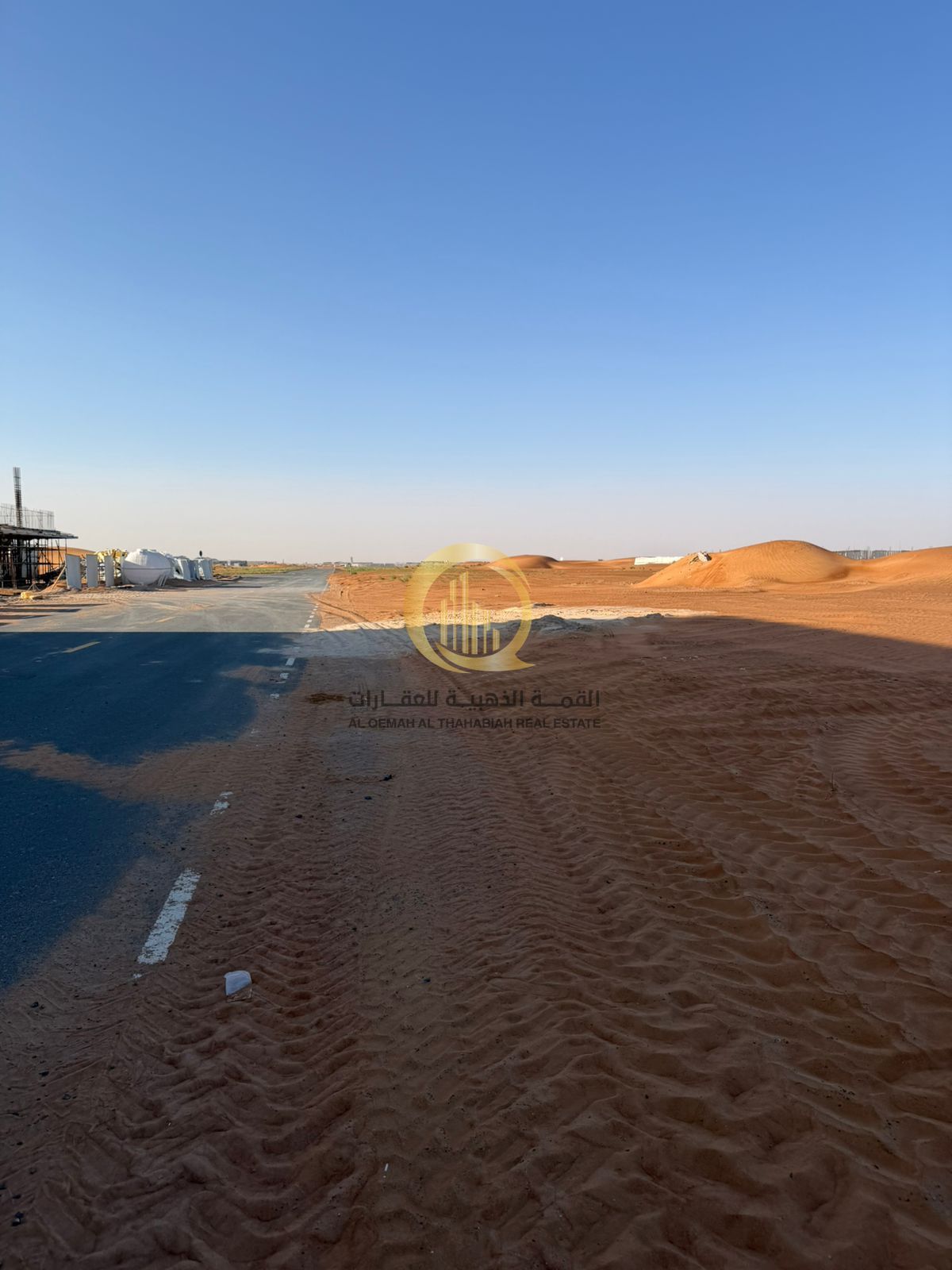 Industrial lands for sale in Al-Qasmiya, Phase Three. Freehold ownership for all nationalities. Prime location with easy access from the main street.