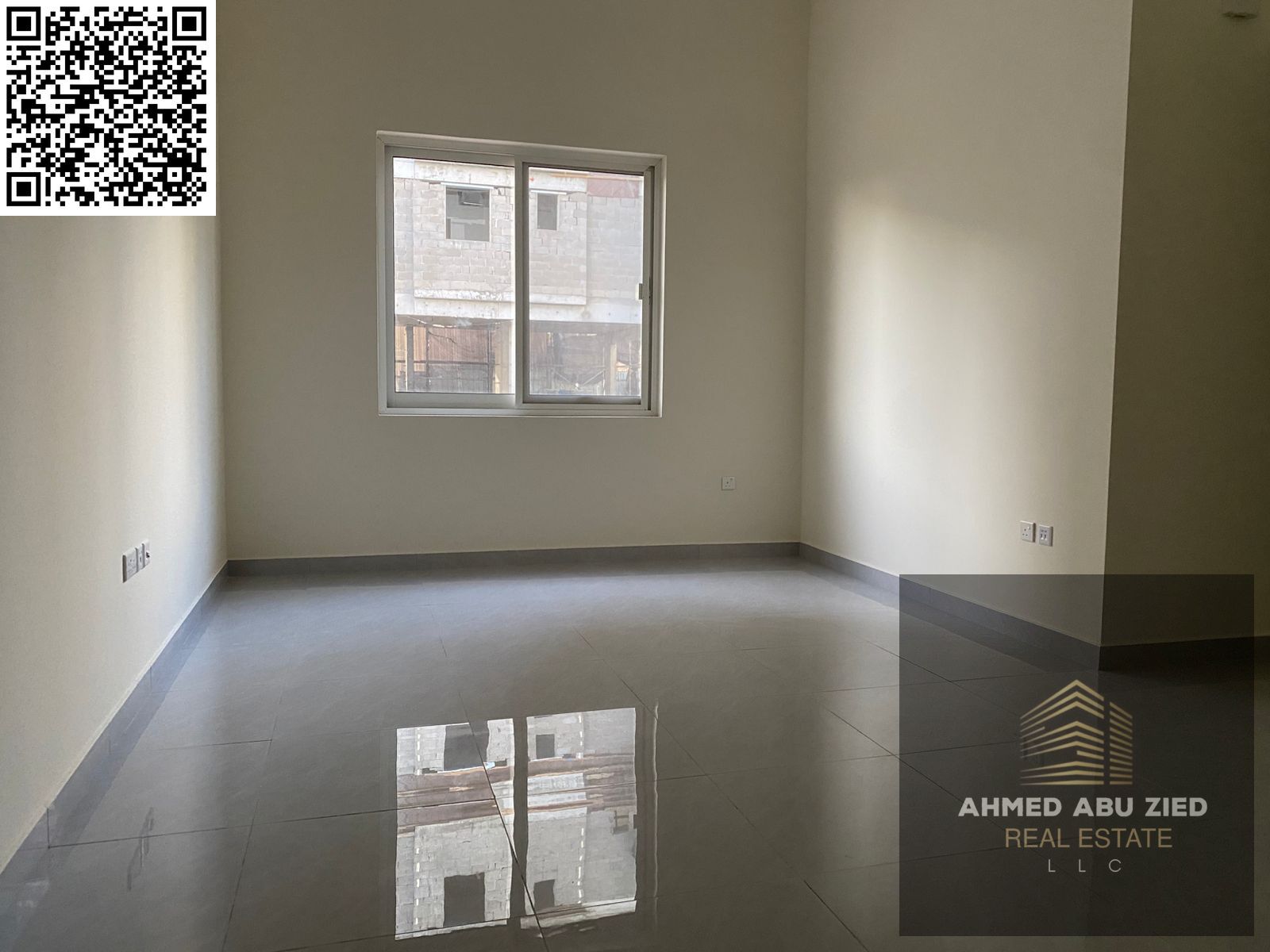 Modern ground floor 1BR apartment for annual rent in Al Rawda 1 Ajman – brand new, first tenant, with 2 bathrooms, split AC, and prime location near