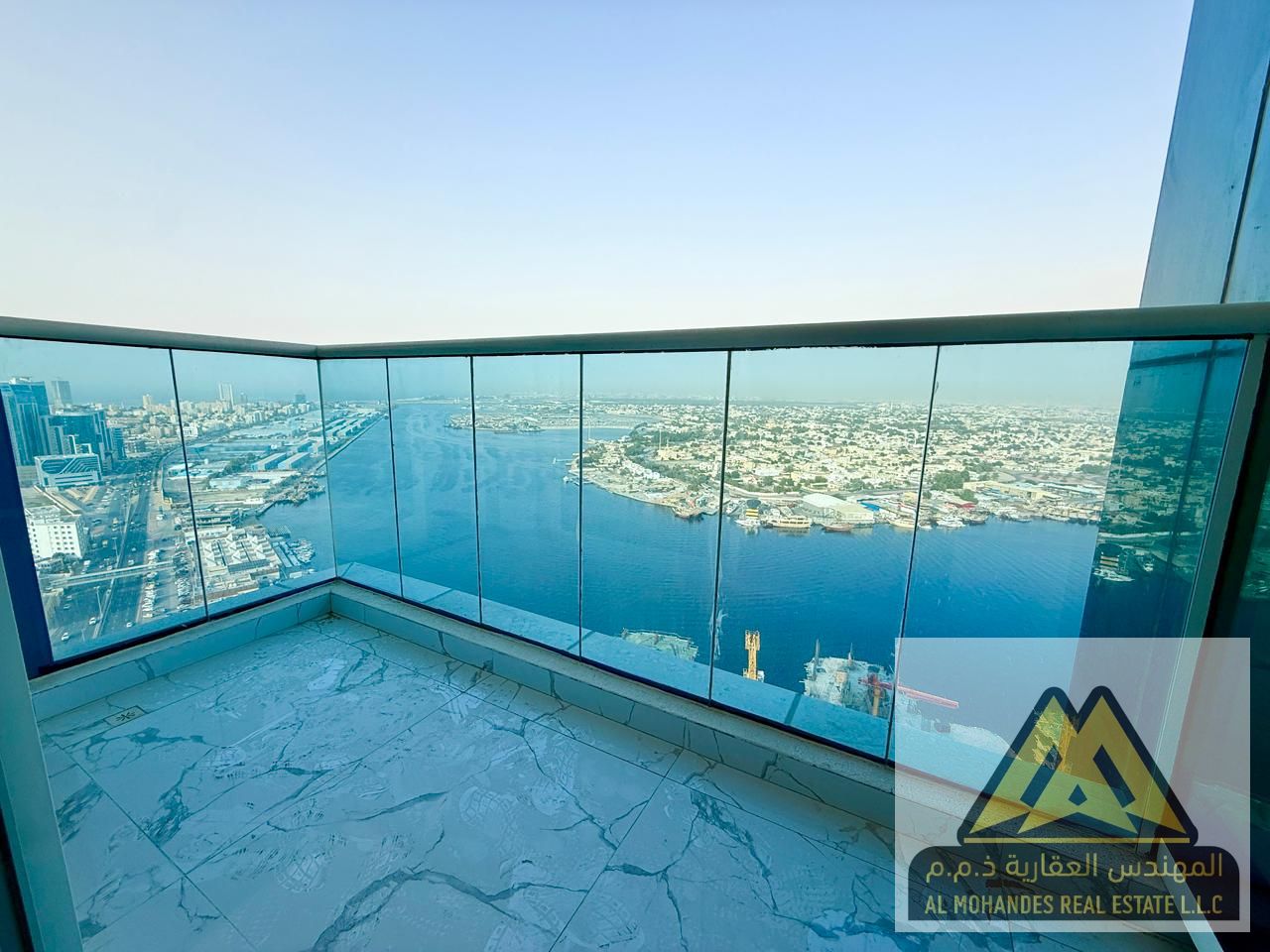 Luxury 2-Bedroom Apartment in Al Waha Towers – Full Sea View, 2 Balconies, 2 Bathrooms, Parking, Gym & Pool, 48,000 AED