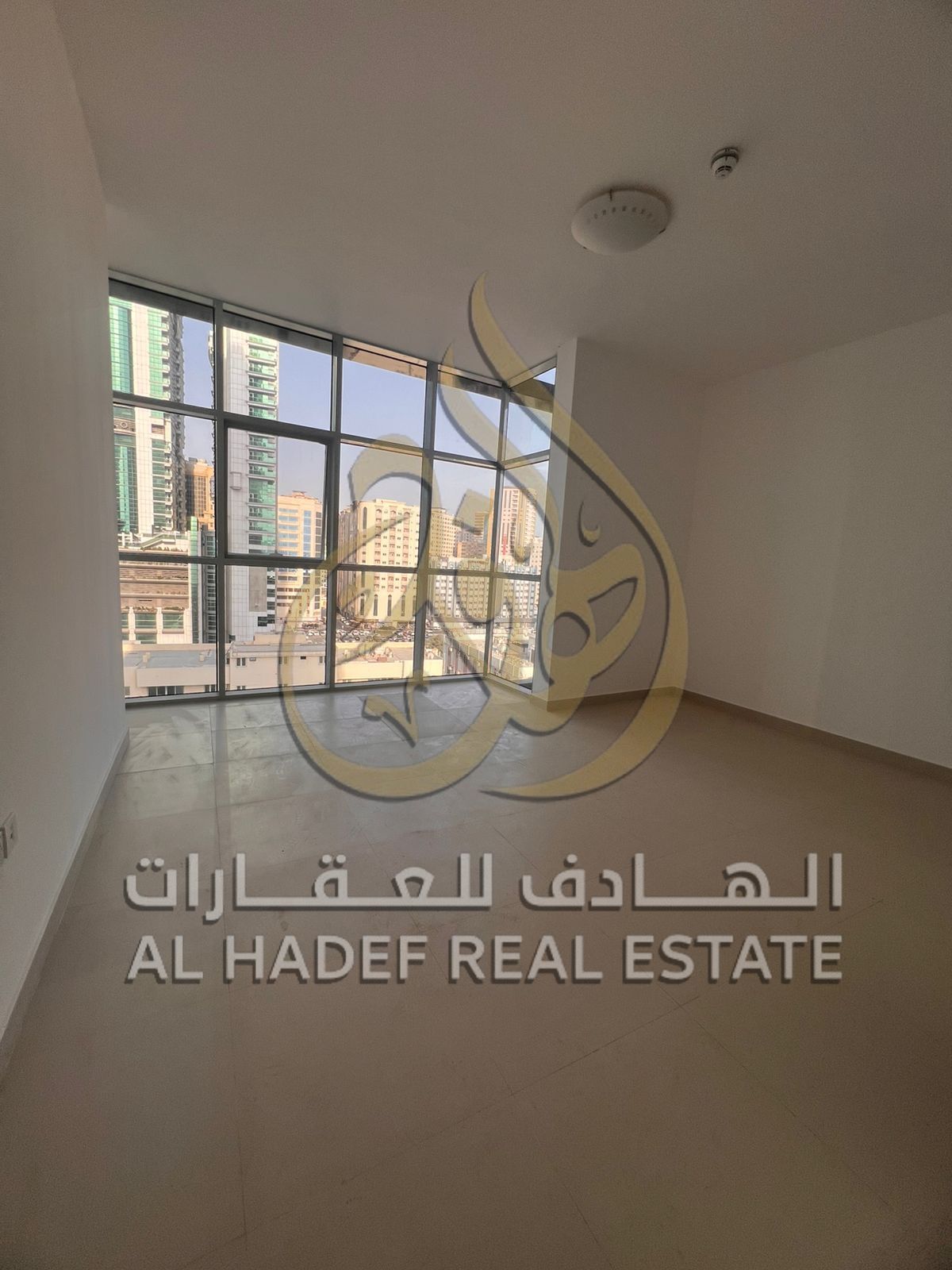 For rent in Al Majaz 1, first occupancy tower + 2 bedrooms and living room available + maid's room + 4 bathrooms + free gym and swimming pool + free p