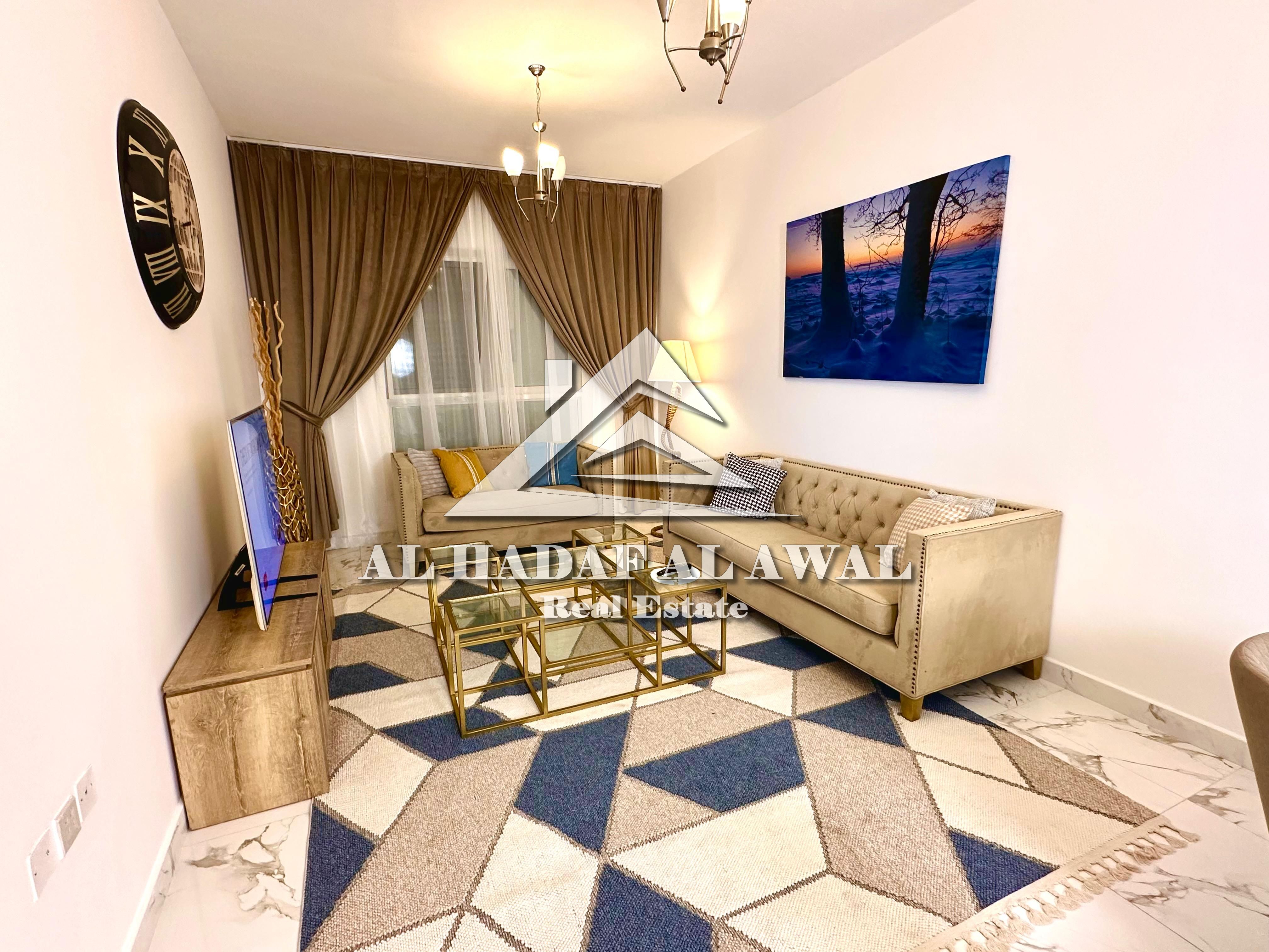 Muwailah Commercial Area, 3 minutes from Al Mamsha and Al Zahia area.