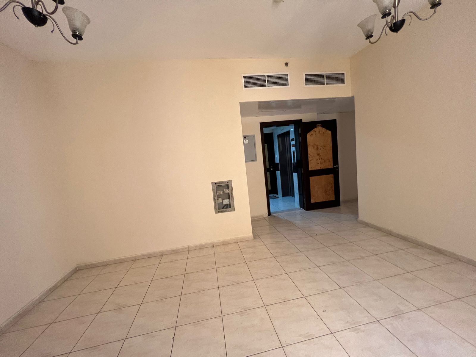 Two bedrooms and a living room in Al Majarah – Central air conditioning – Central gas – Very modern finishes – Special price – Kitchen with high
