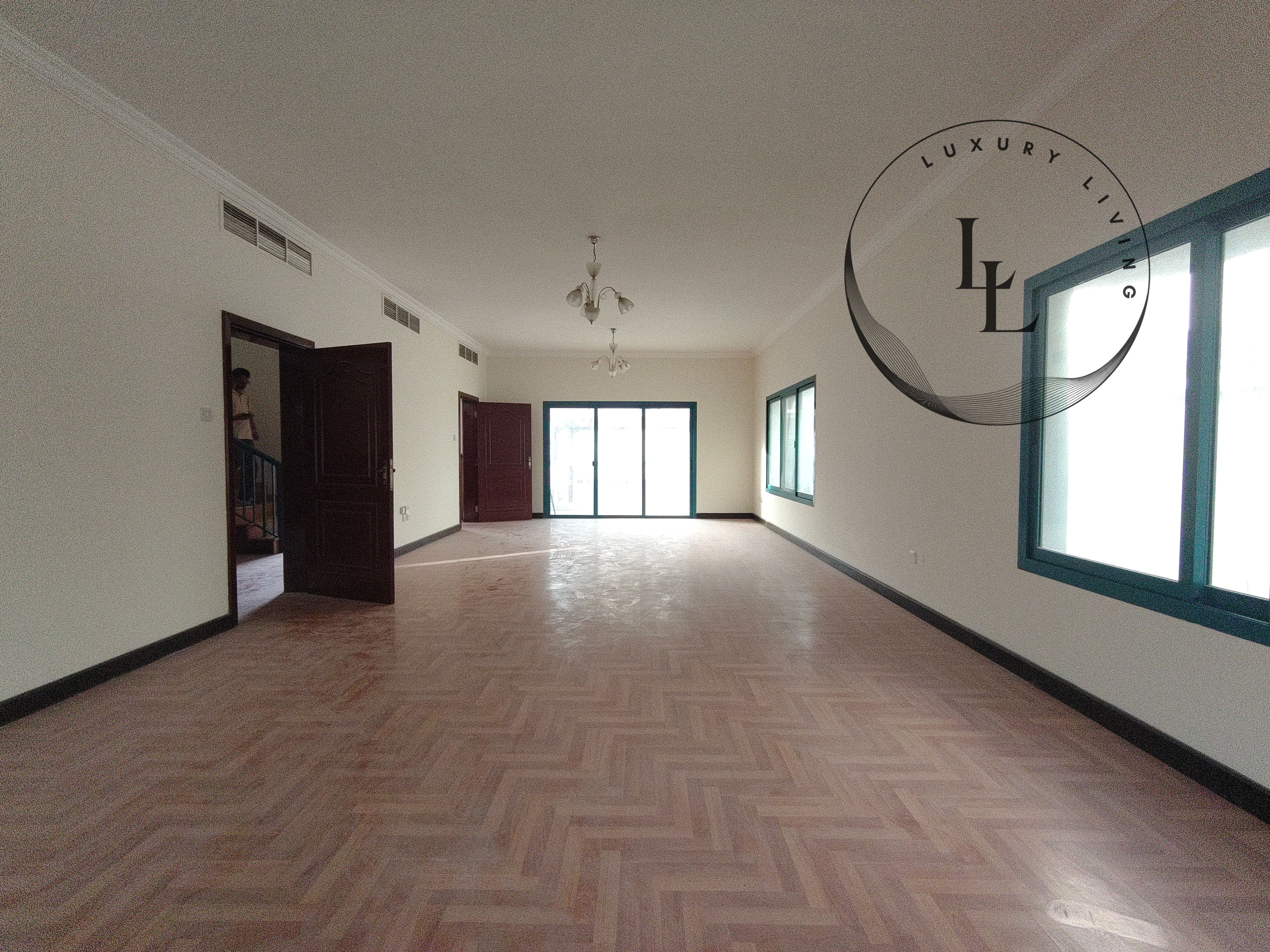 Lavish 3bhk Dublex villa is available in 100k with maid room and big garden