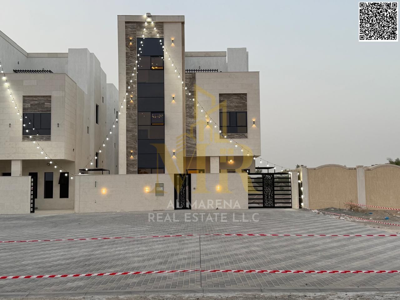 Modern 2-Story Villa with Rooftop for Sale in Al Helio 2 – 6 Master Bedrooms