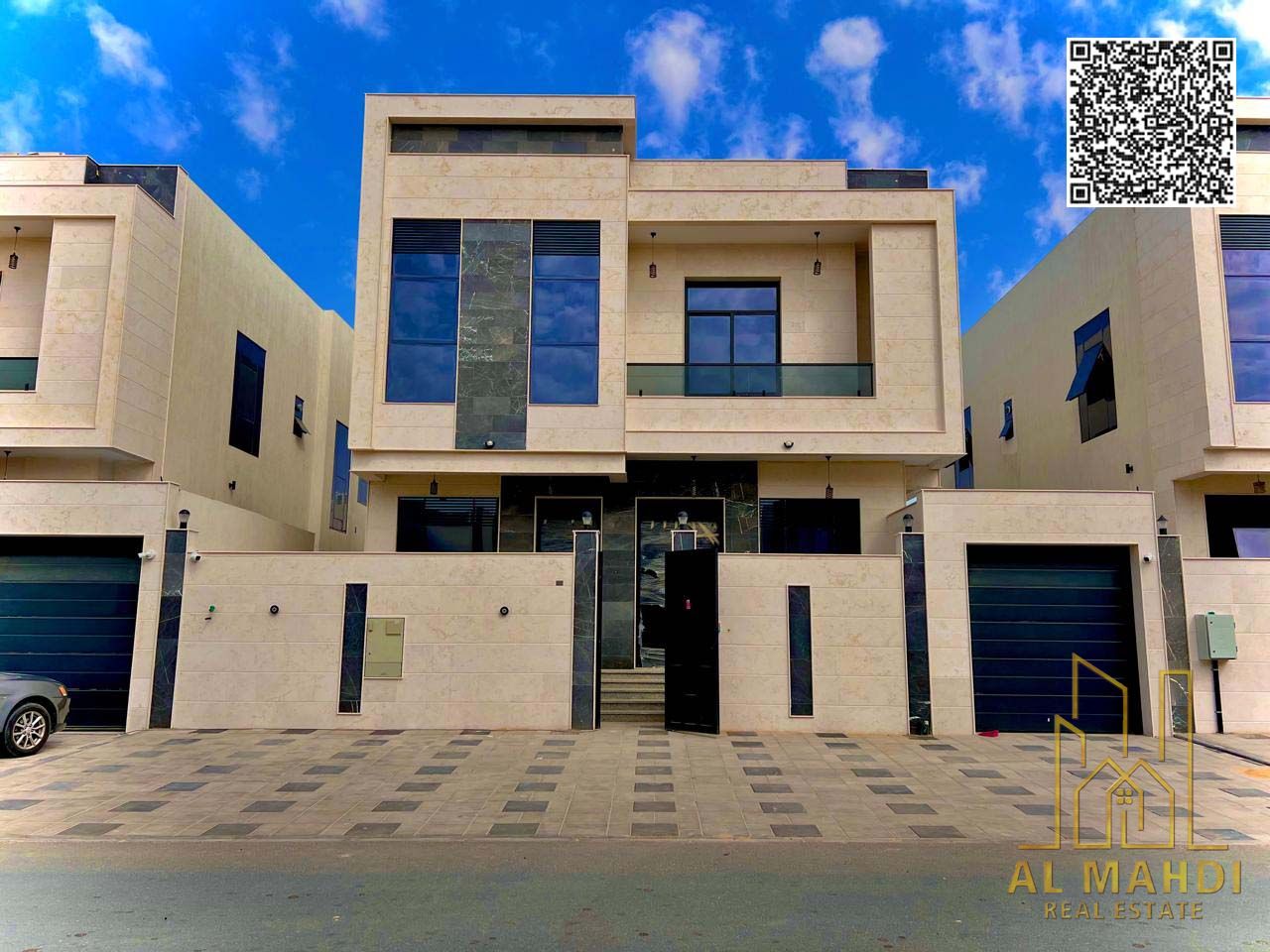 Luxury 5 bedroom family villa with spacious layout and full air conditioning in Al Bahia Ajman ideal for living and investment