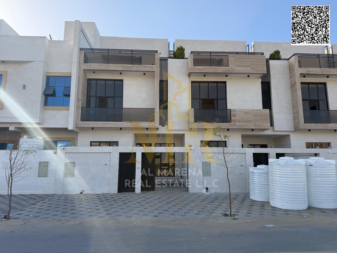 Villa with all registration fees included, on the main street, ready to move in, in the most prestigious area of Ajman. Freehold ownership for all n