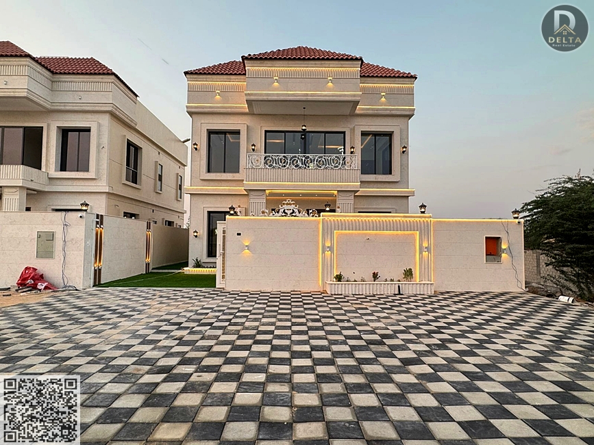 For sale: A classic villa, the epitome of classic luxury, at a special price in Al Zahia | 5 bedrooms | Prime location near mosques and malls. Registr