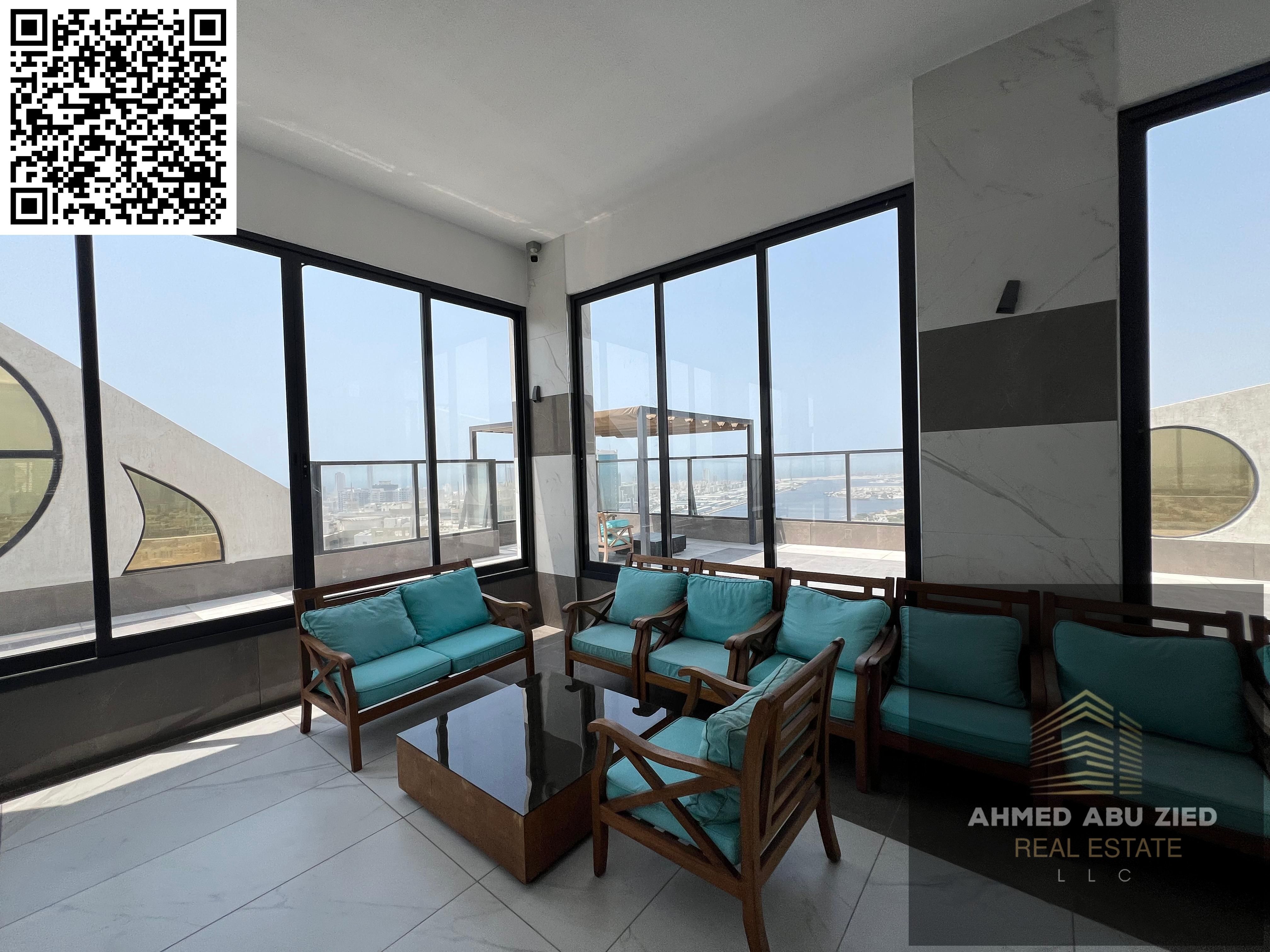 Luxury 2BR apartment for annual rent in Al Rashidiya Ajman with gym, swimming pool, and aqua park – premium finishing and prime location near all ser