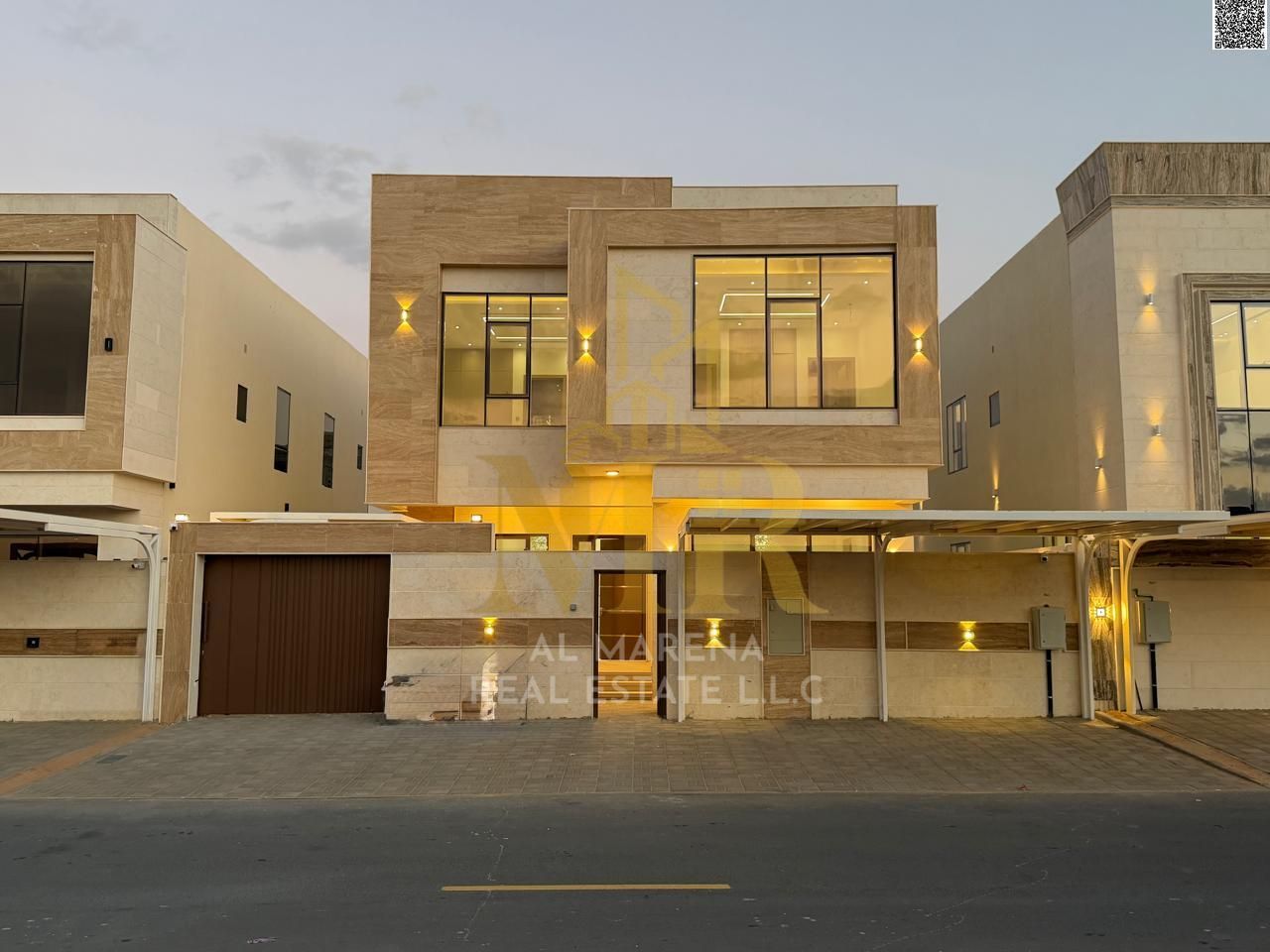 A villa on the main street, ready to move in, with all electricity, water, and air conditioning included, in one of Ajman's most prestigious areas. Fr