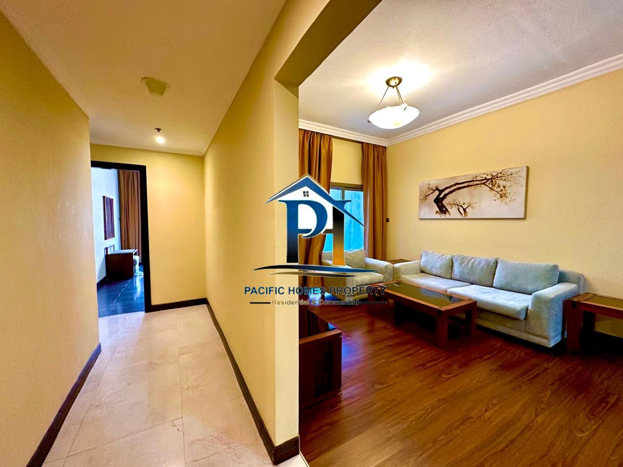 Ready to move ; Ac free : furniture 1 bhk with 1 bath and gym pool parking