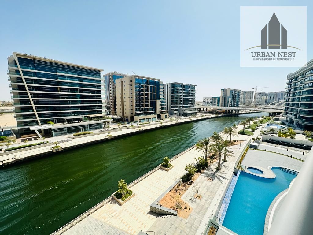 Canal view | 2 Bedroom Apt With Maid room | Big Layout | Swimming Pool and Gym