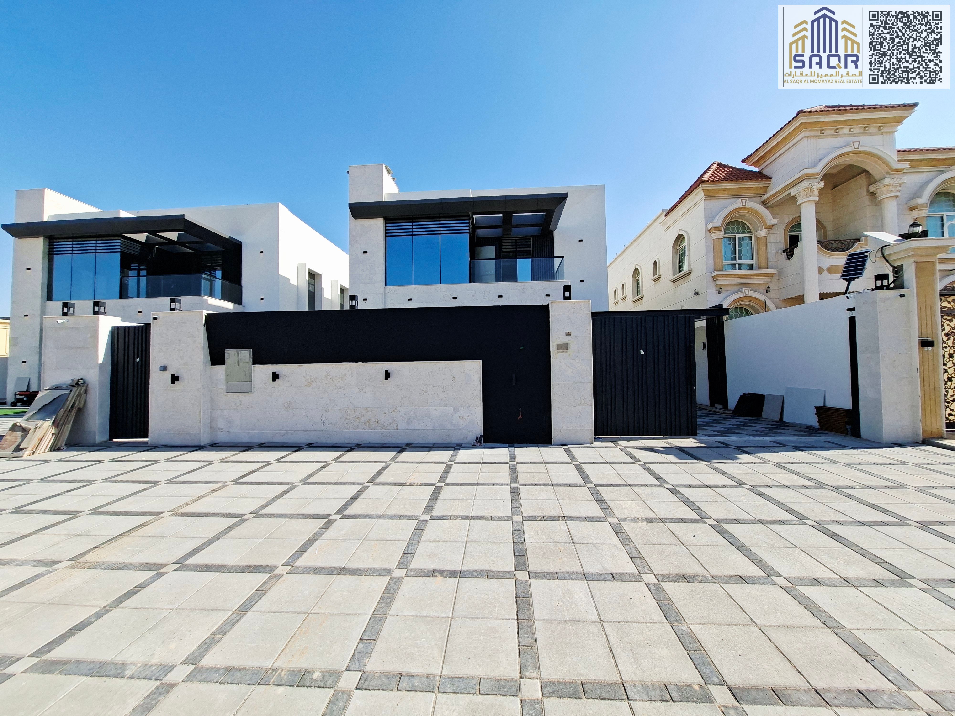 Modern villa with central air conditioning, freehold ownership for all nationalities, 5000 sq ft, bank financing available.